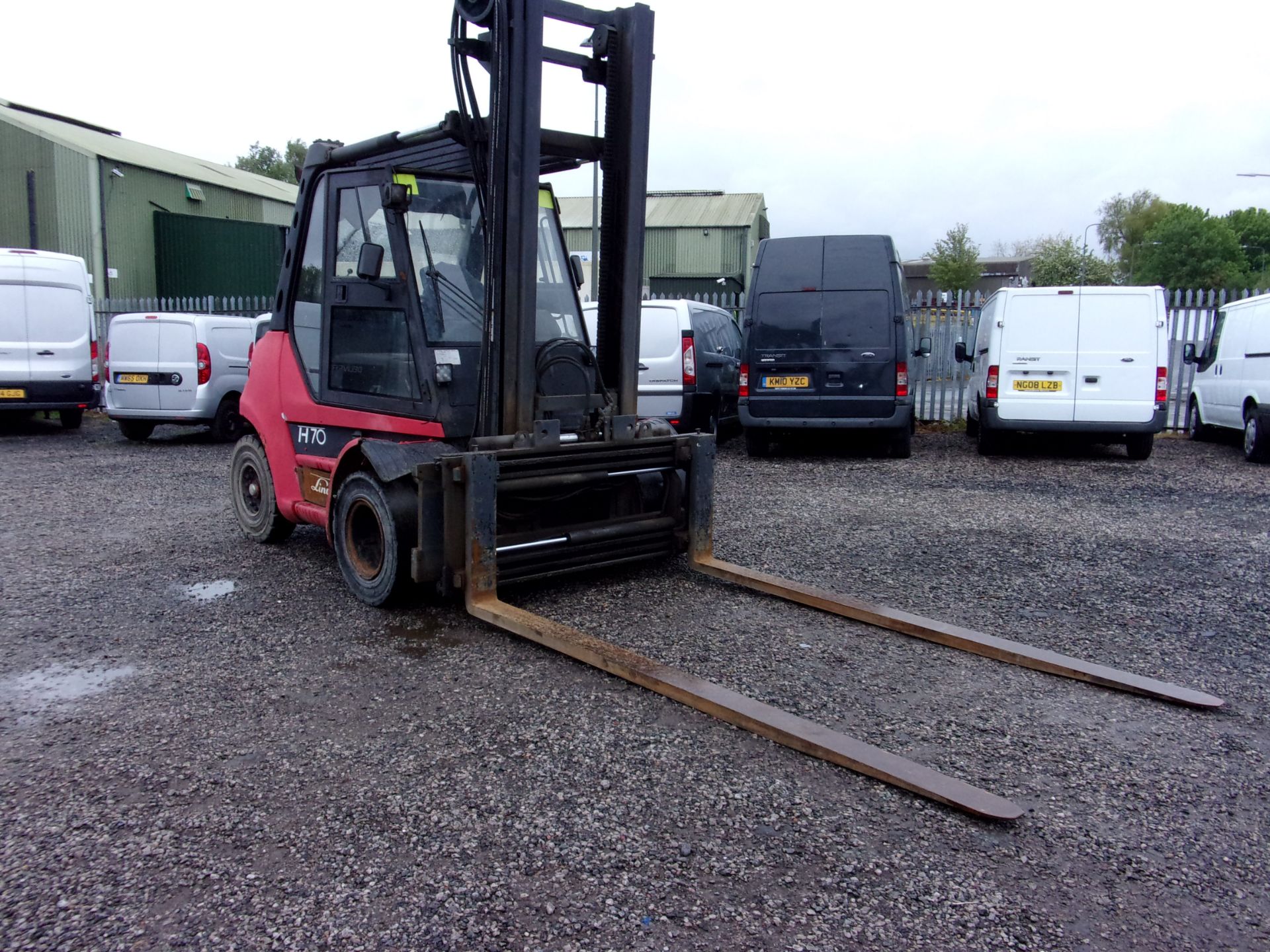 Linde H70 7 Tonne Diesel Forklift w/ 10ft Forks