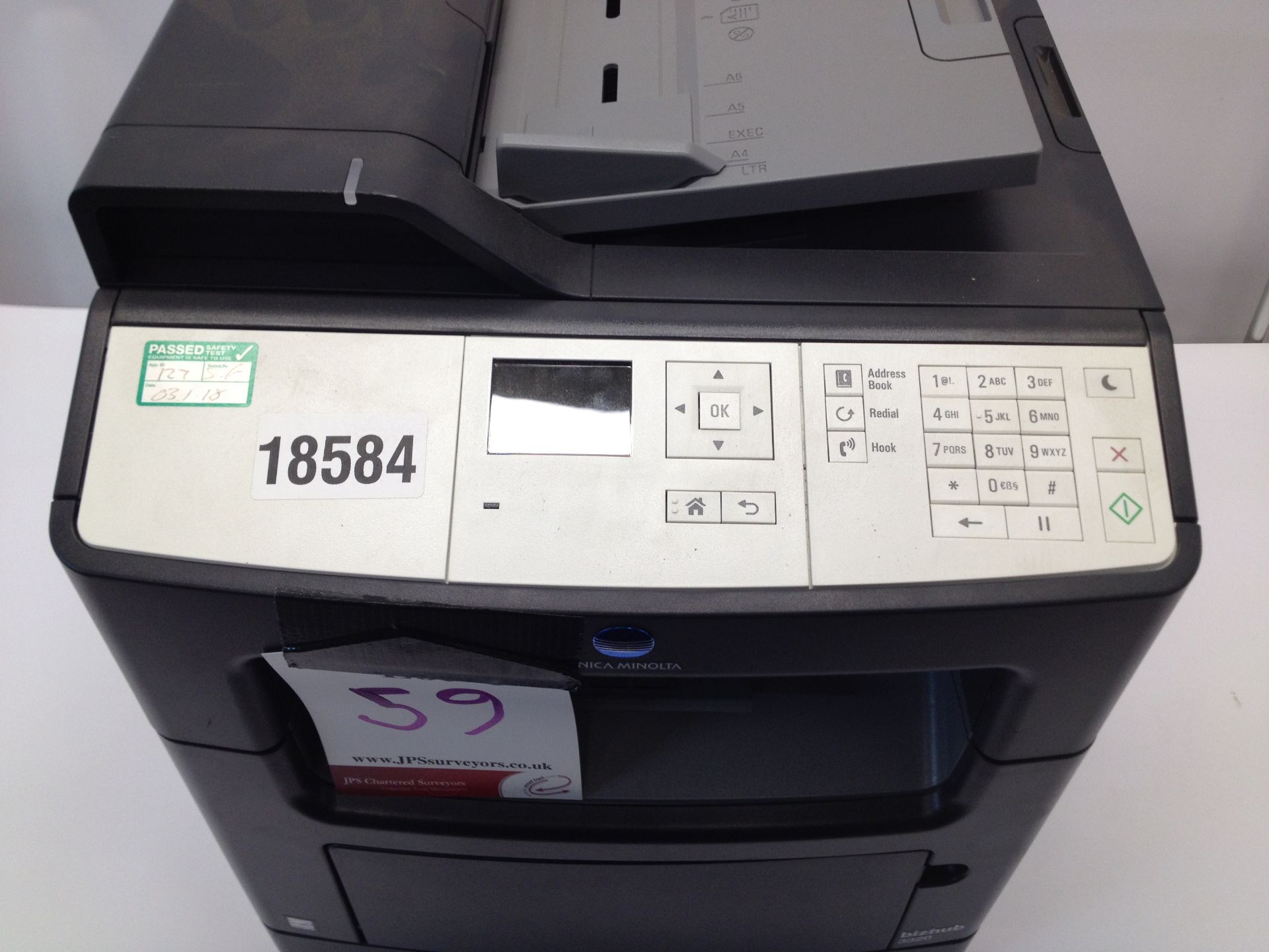 Konica Minolta Bizhub 3320 Copier Printer - Image 3 of 4