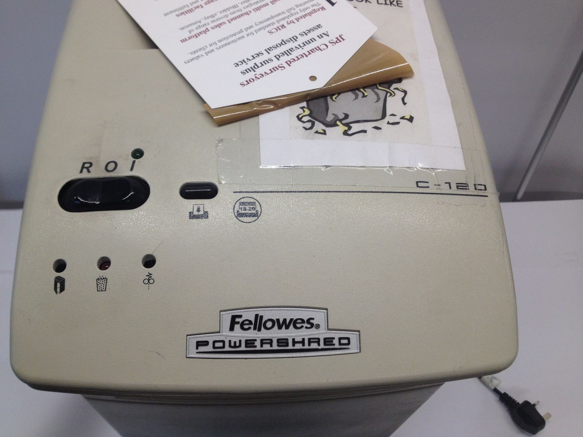 Fellows Powershred C-120 Paper Shredder