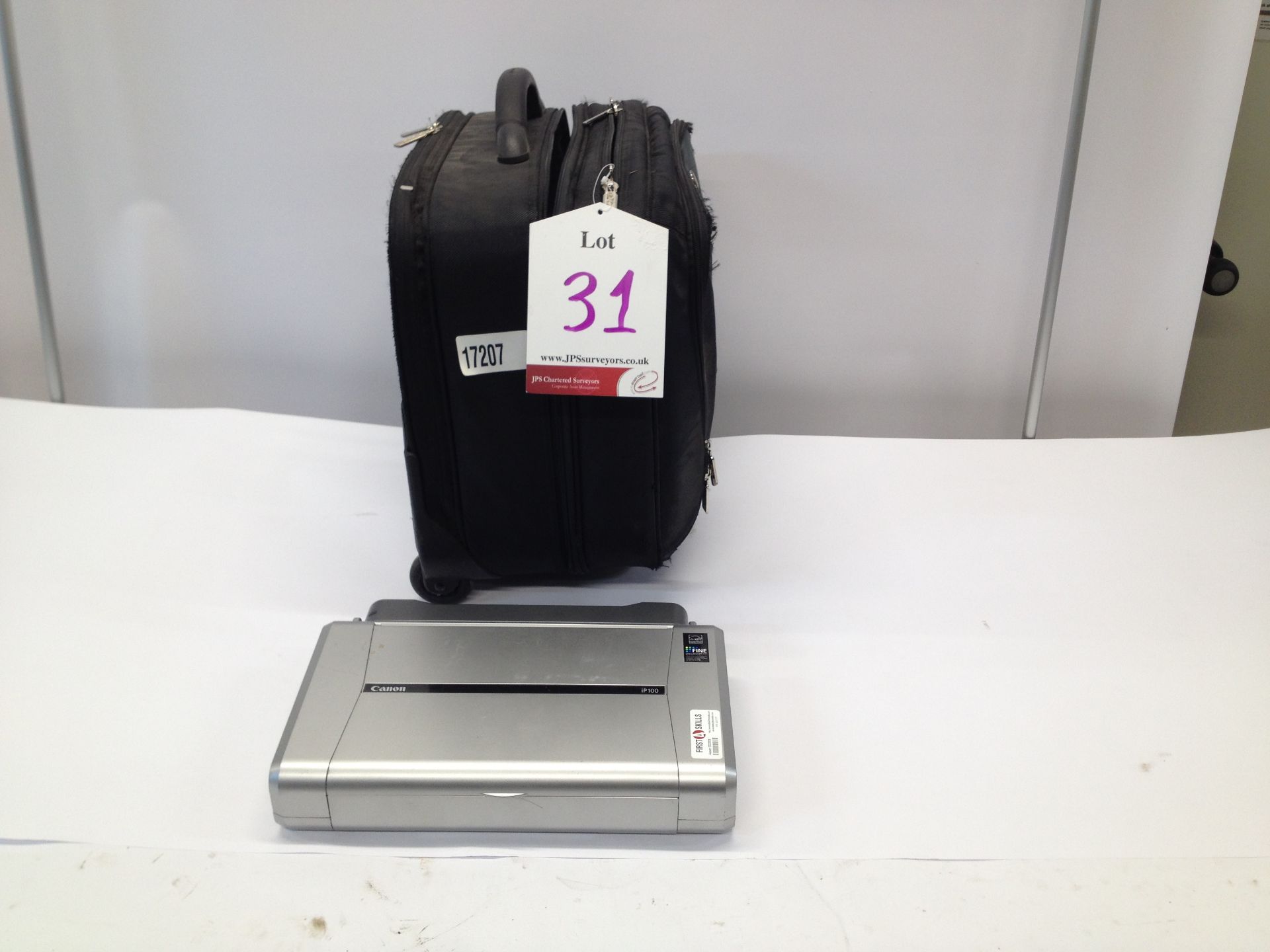 Canon IP100 Portable Inkjet Printer in Case