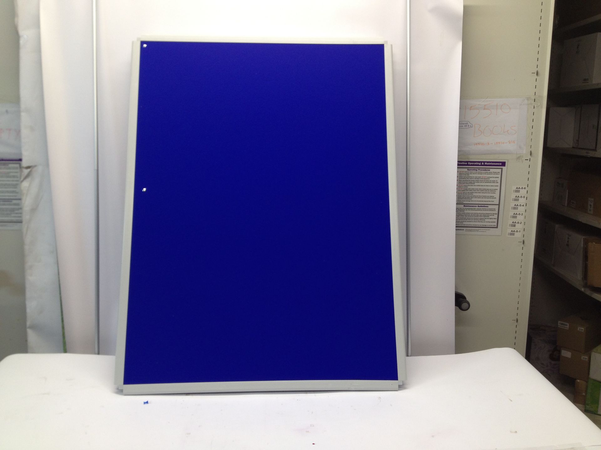 8 Panel Display Stand in Blue w/ Carry Bag - 1 Panel = 90cm x 120cm