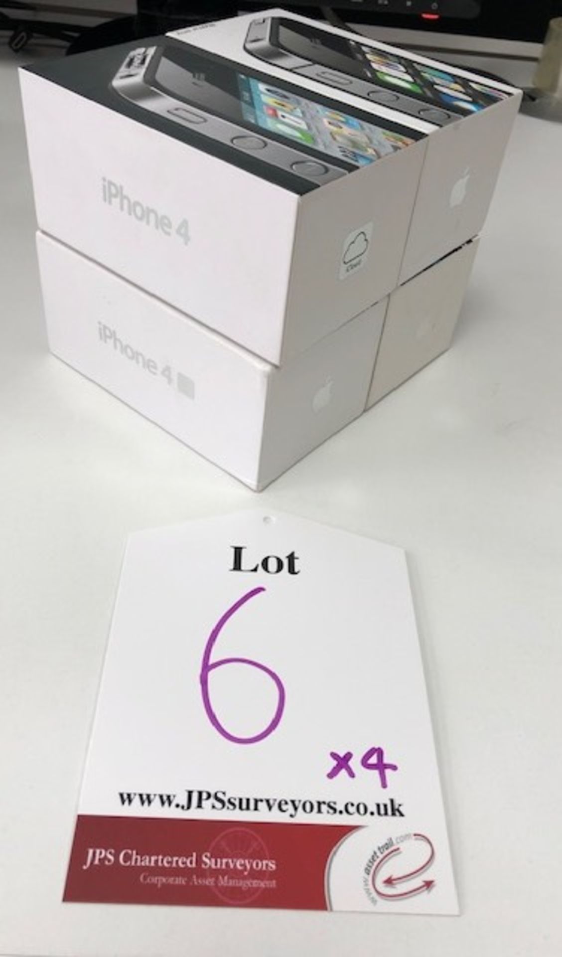 4 x Apple 8GB iPhone 4/4s Mobile Phones | IN BOXES | NO CHARGERS