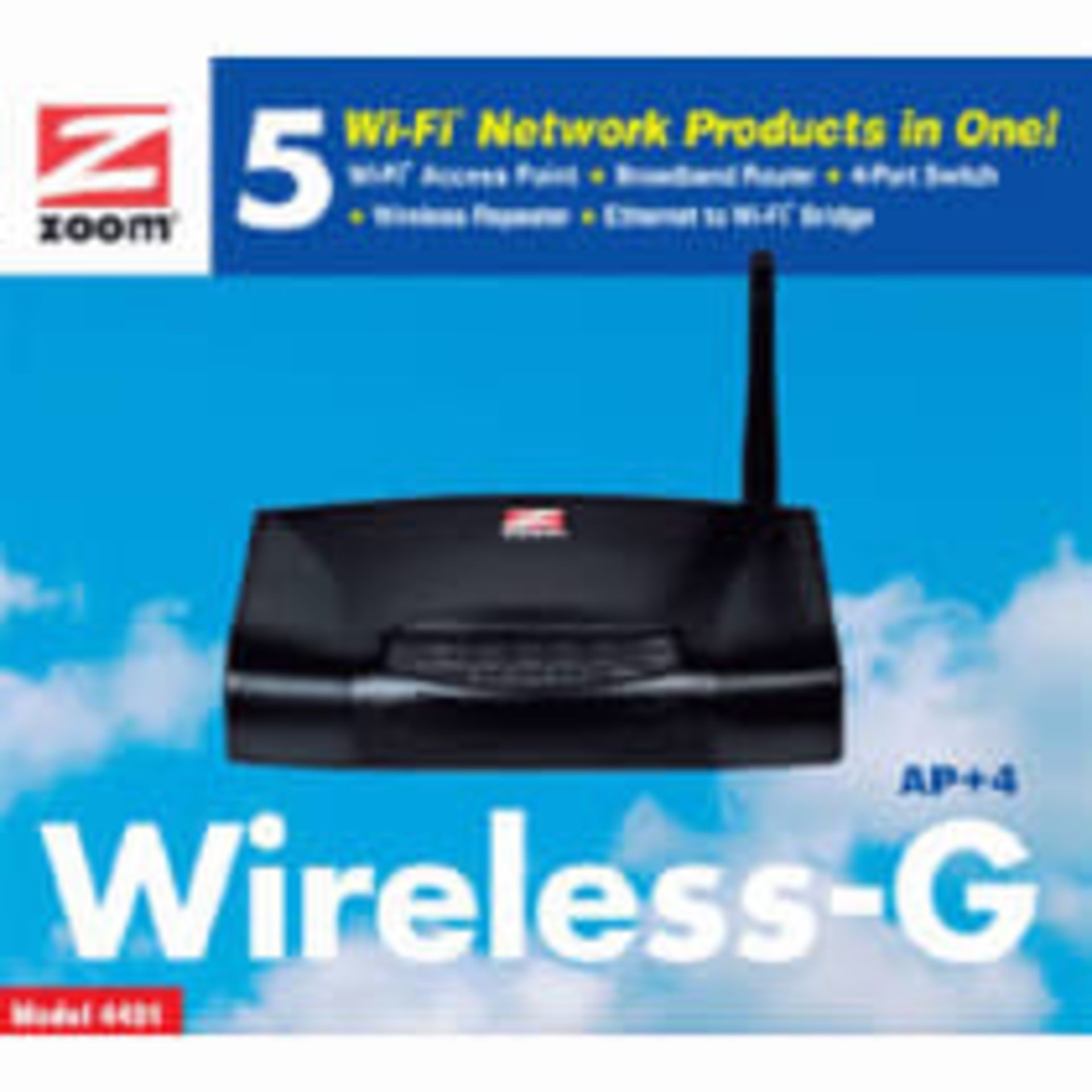 BNIB Zoom 4401 - wireless router - 802.11b/g - desktop