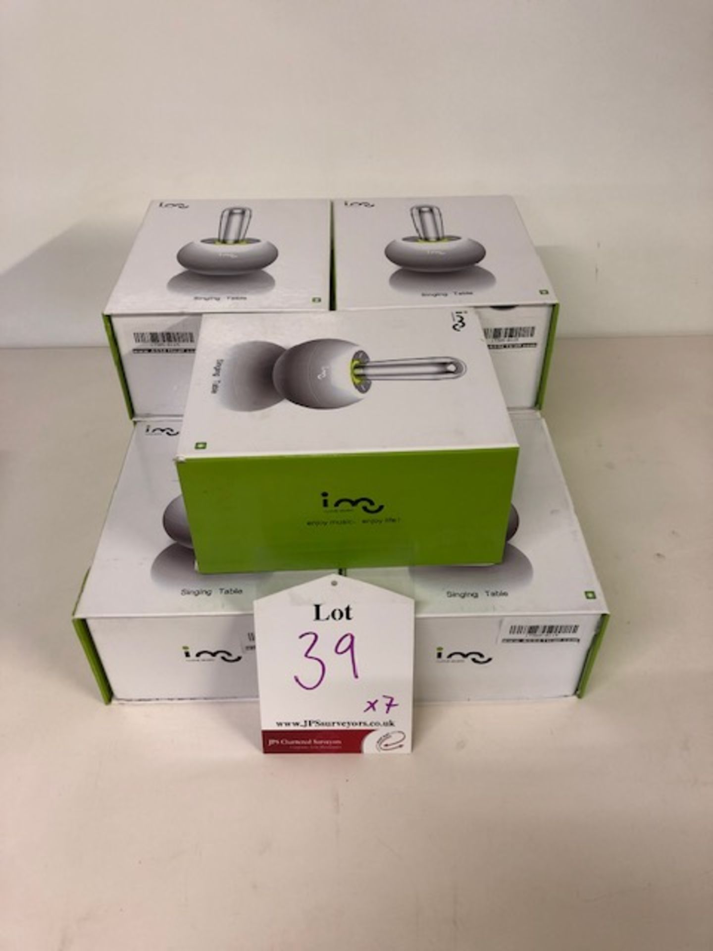 7 x iMU Singing Table Speakers