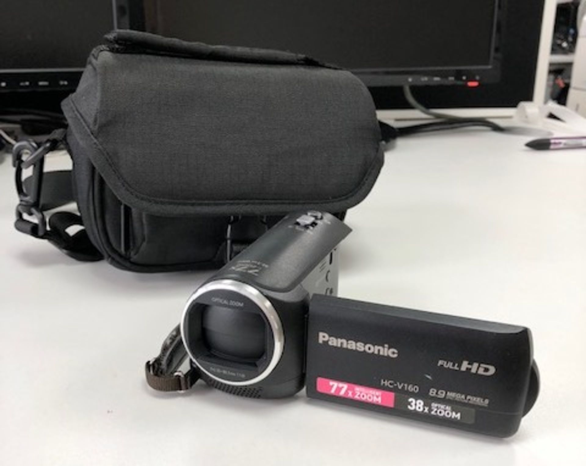 Panasonic HC-V160 Video Camera w/ Bag - Image 2 of 3