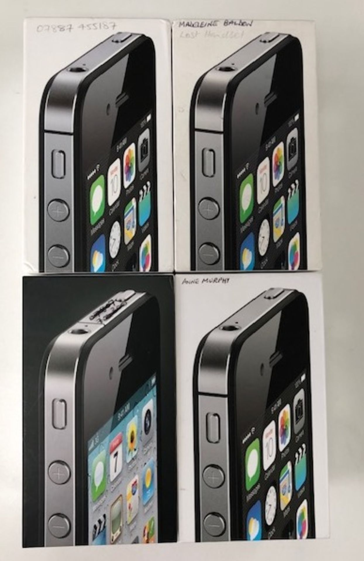 4 x Apple 8GB iPhone 4/4s Mobile Phones | IN BOXES | NO CHARGERS - Image 2 of 4