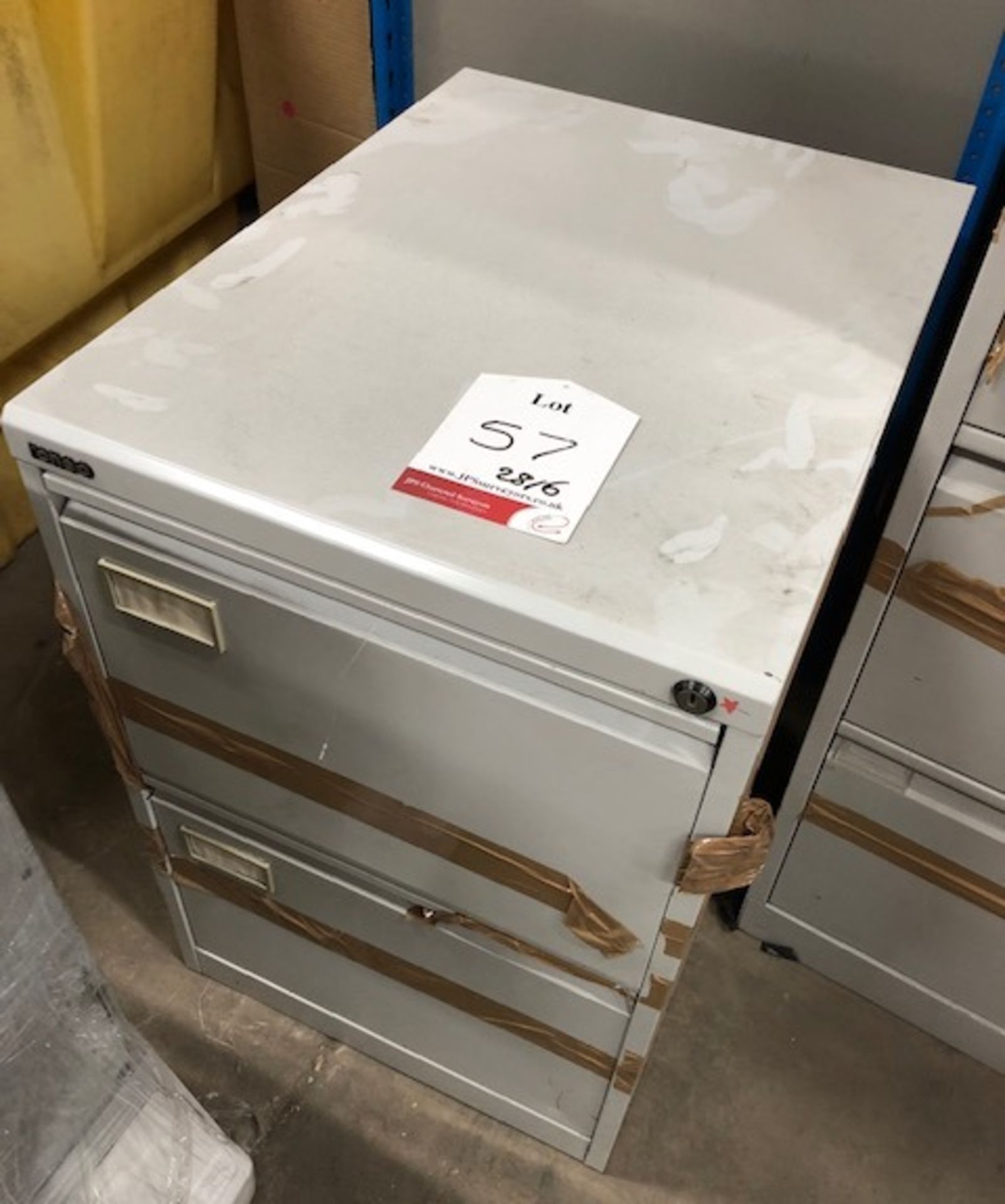 2 Drawer Metal Filing Cabinet