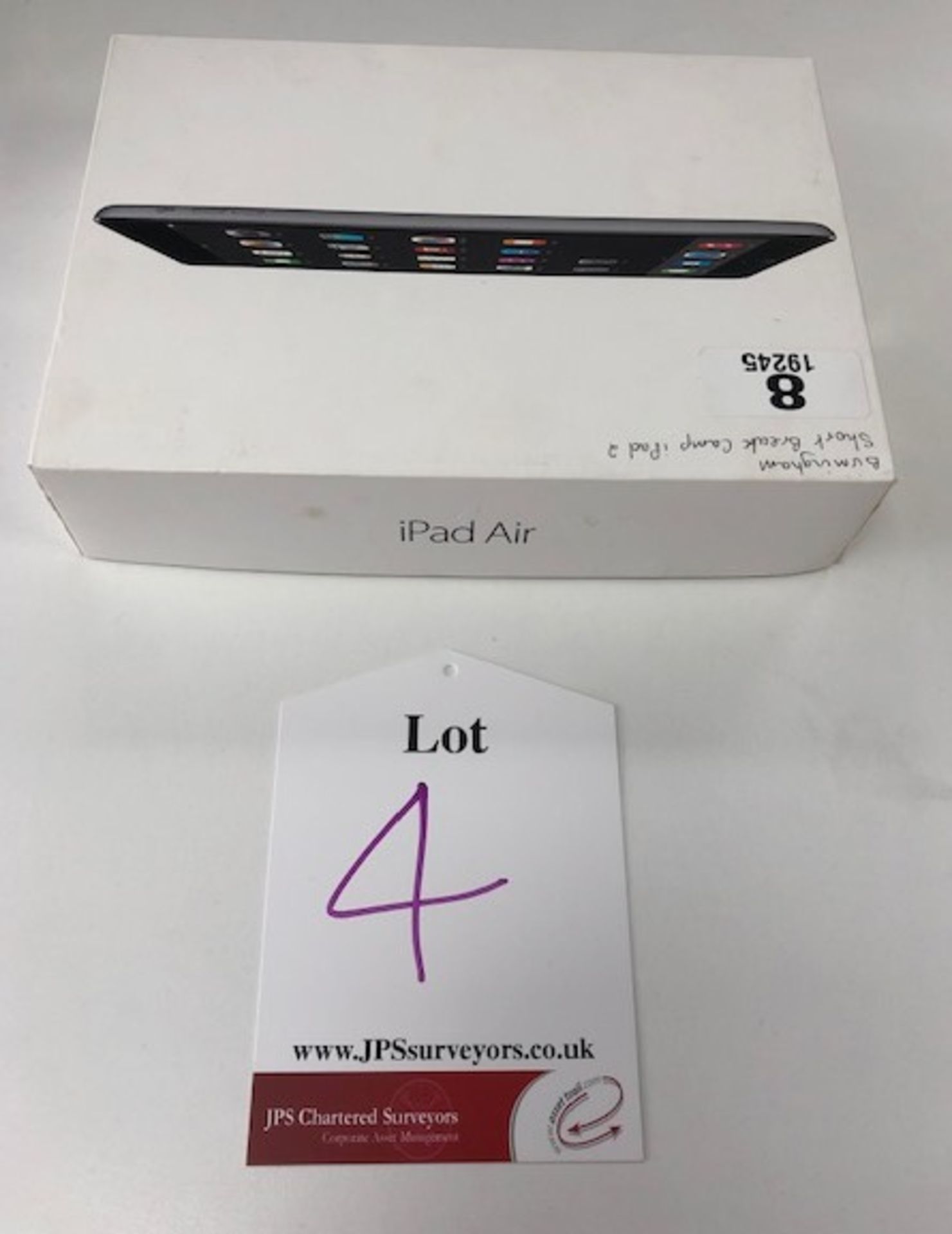 Apple iPad Air | YOM: 2013 | IN BOX | NO CHARGER - Image 2 of 6