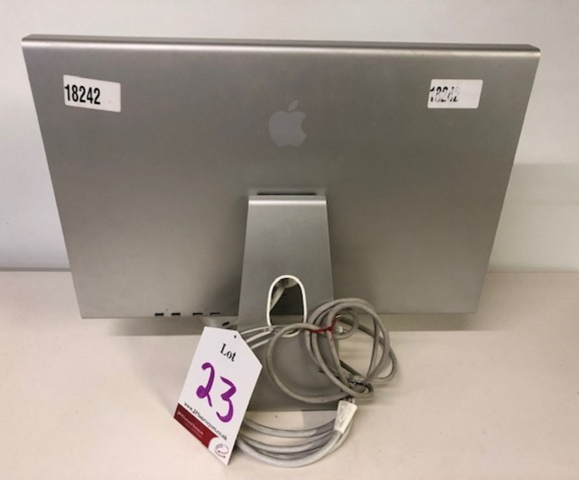 Apple A1082 Cinema Display 23" Widescreen Aluminum Monitor - Image 4 of 5