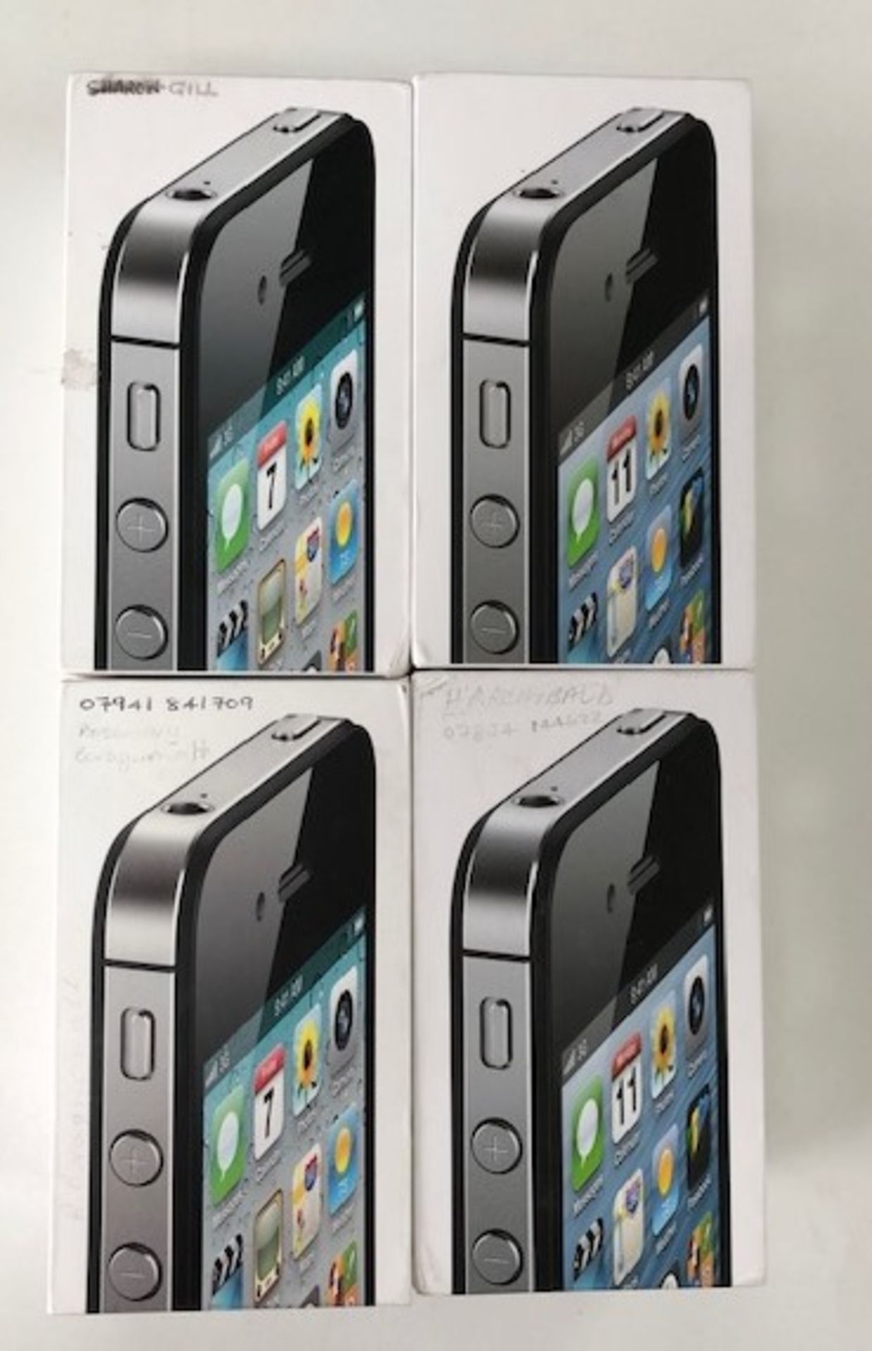 4 x Apple 16GB iPhone 4s Mobile Phones | IN BOXES | NO CHARGERS - Image 2 of 4