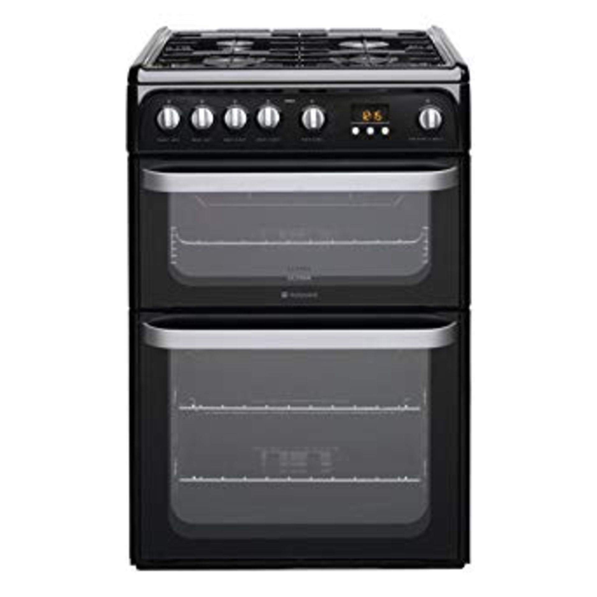 New HOTPOINT HUG61K Gas Cooker - Black - RRP£429