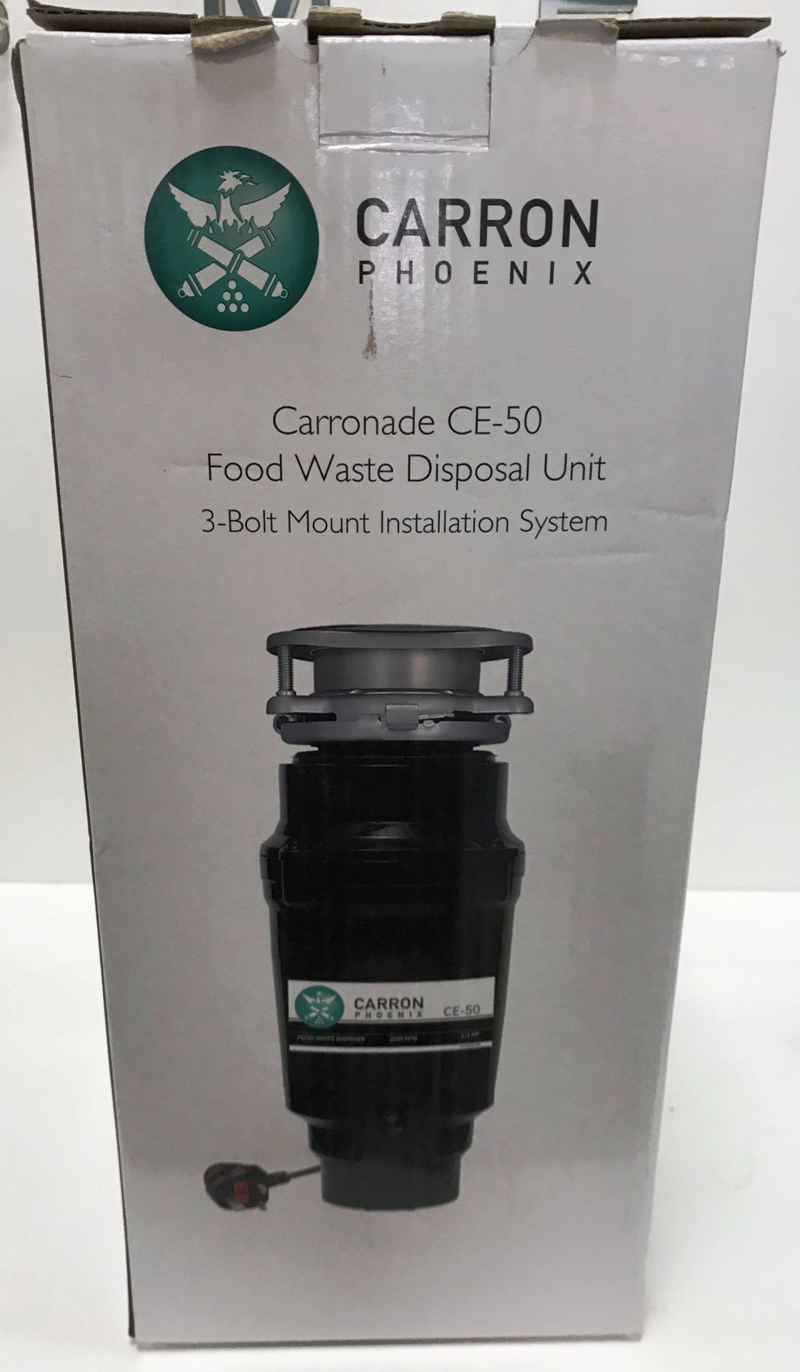 Carron Phoenix Carronade CE-50 Food Waste Disposal Unit - Black - RRP£159 - Image 3 of 4