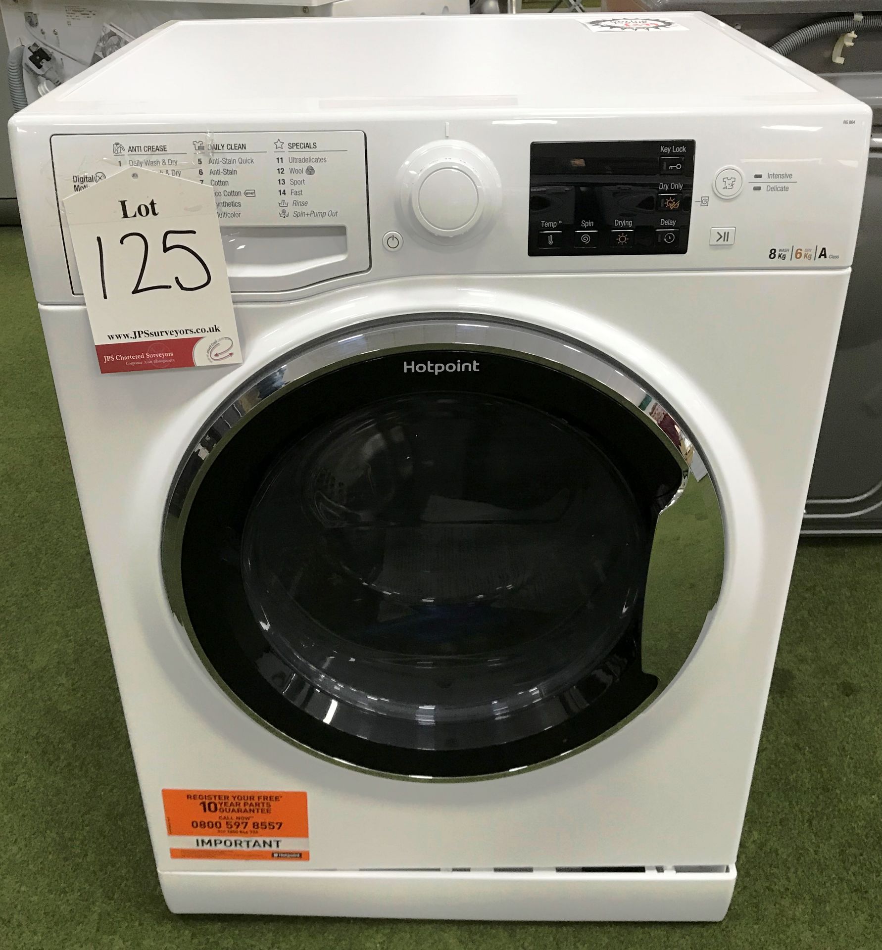 Ex Display Hotpoint RG864S UK Washer Dryer - White - RRP£399
