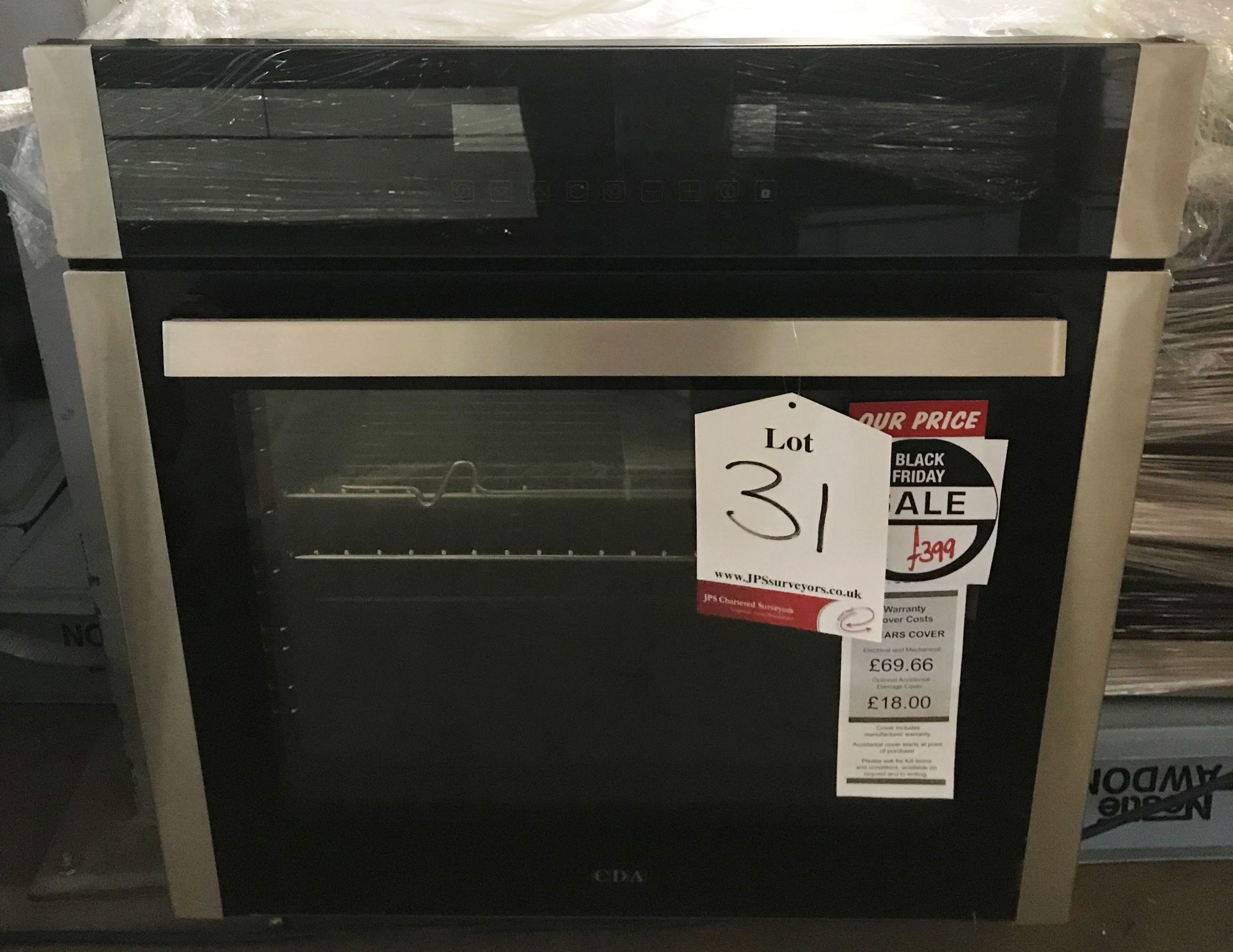 Ex Display CDA SK410SS Ten Function Electric Single Oven Stainless Steel - RRP£399