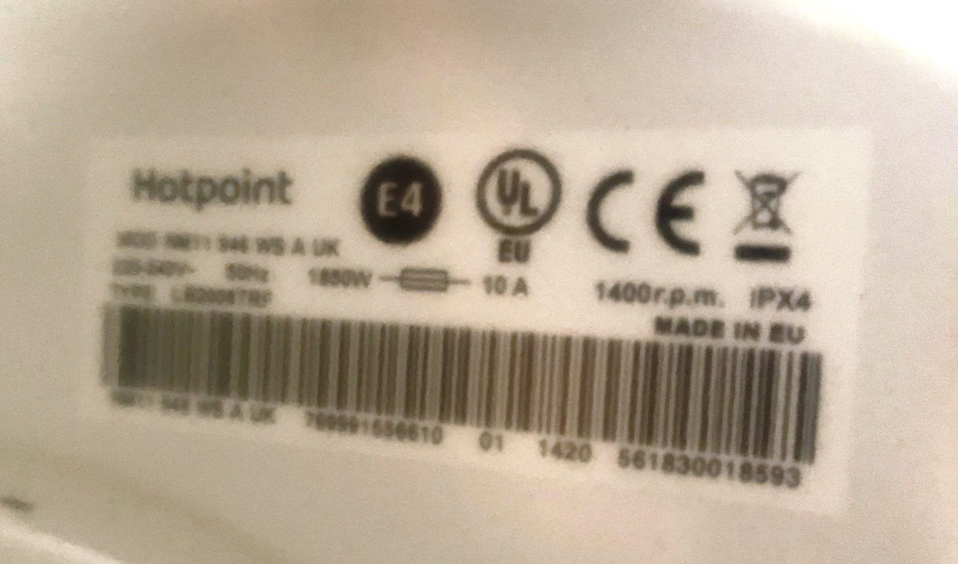 New Hotpoint NM11 946 WS A Washing Machine - White - RRP£329 - Image 5 of 5