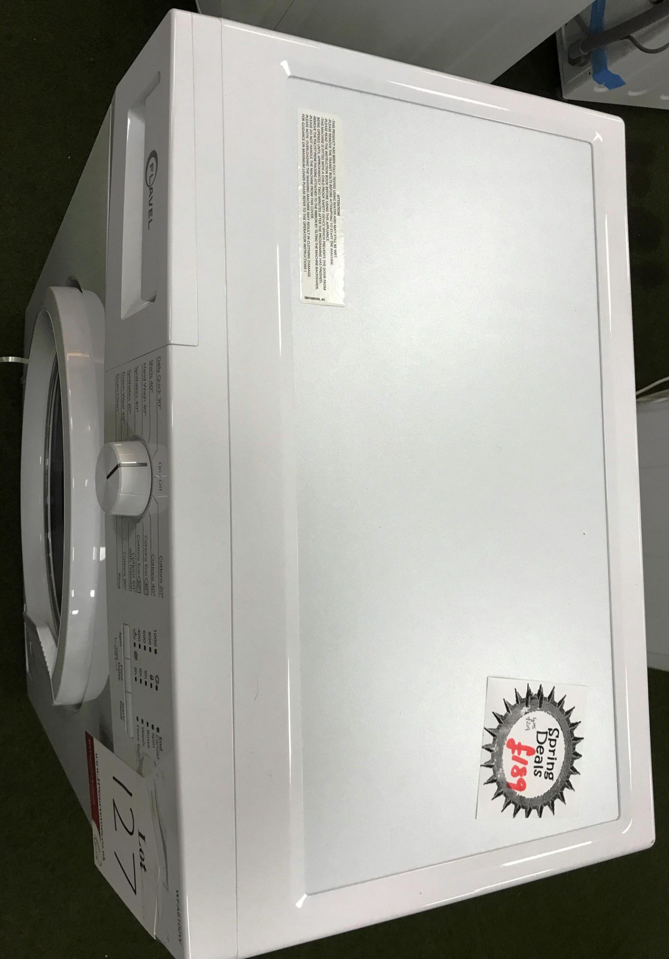 Ex Display Flavel WFA6100W Washing Machine - White - RRP£189 - Image 3 of 9