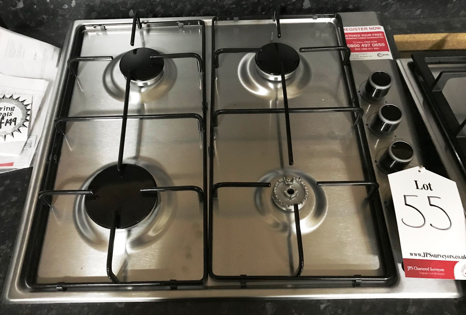 Ex Display Flavel FLH62NXP 60cm Sealed Plate Hob – Stainless Steel - RRP£129