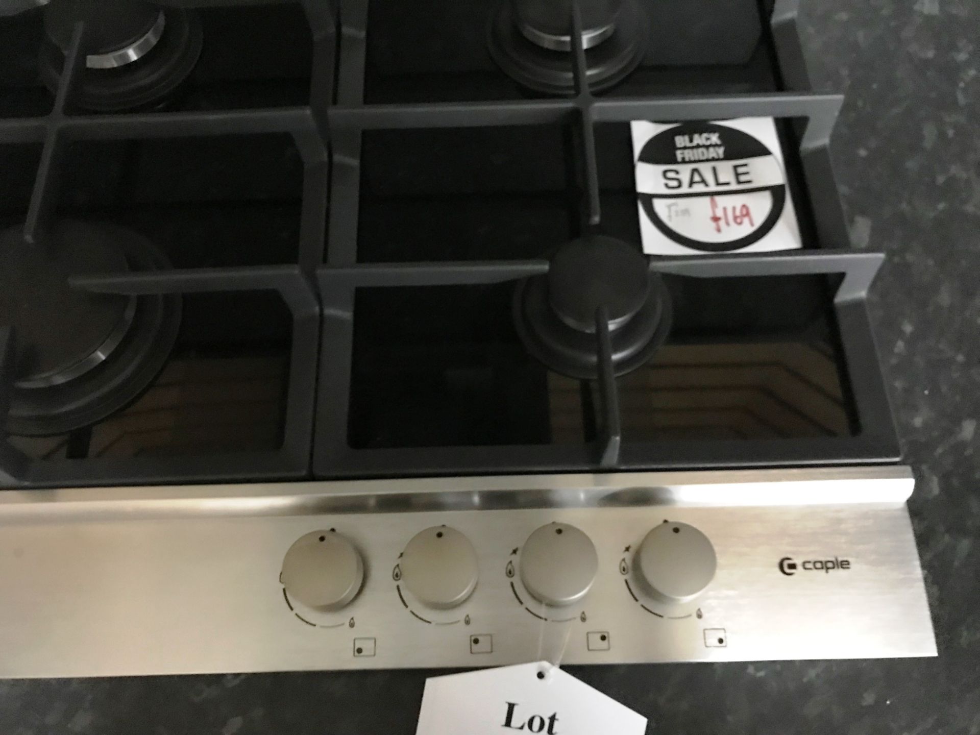 Ex Display Caple C739G 60cm Gas On Glass Hob With Steel Trim - RRP£169 - Image 2 of 4