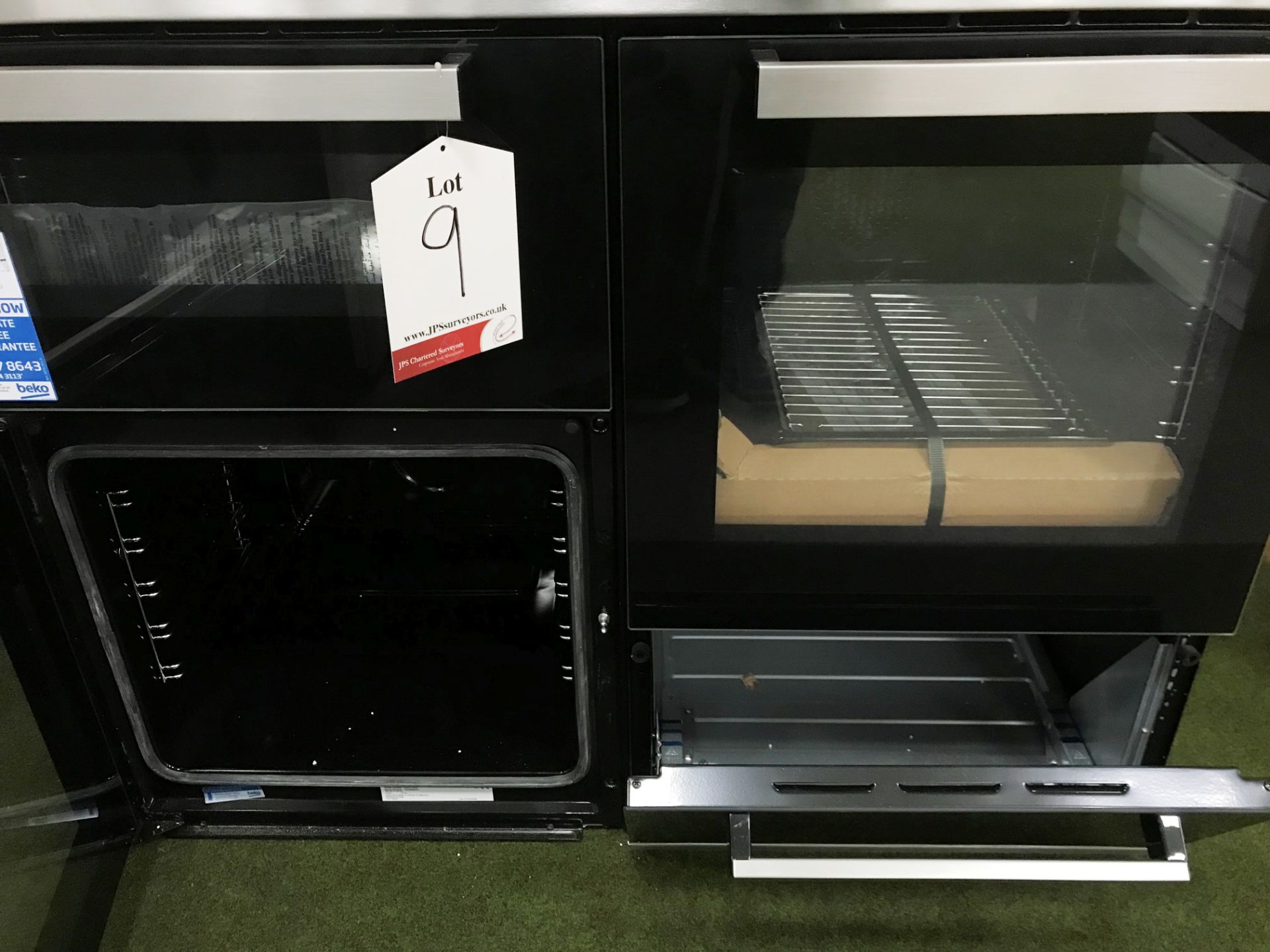 Ex Display Beko KDVC100X 100cm Electric Range Cooker with Ceramic Hob - Stainless Steel - RRP£599 - Image 5 of 8