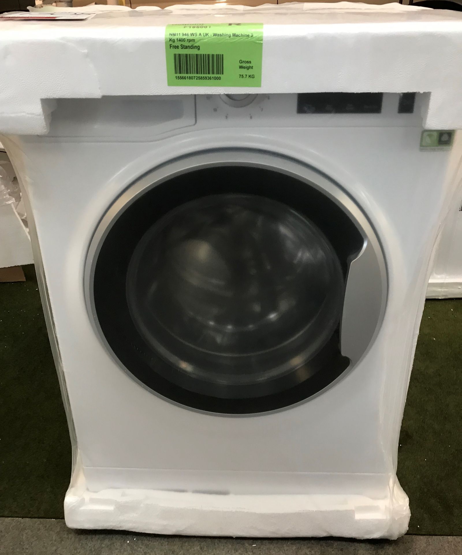 New Hotpoint NM11 946 WS A Washing Machine - White - RRP£329 - Image 3 of 5