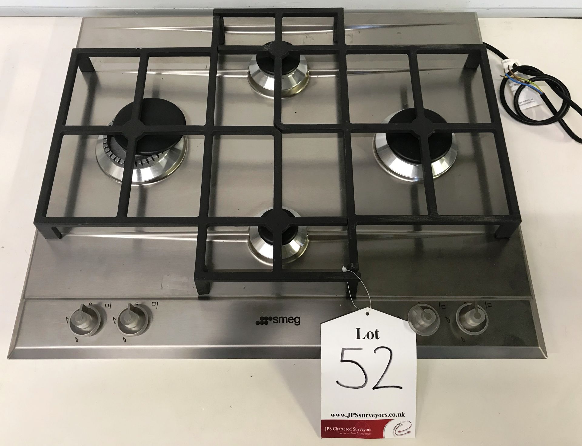 Ex Display Smeg Linea P1640X 60cm Gas Hob - Stainless Steel - RRP£149