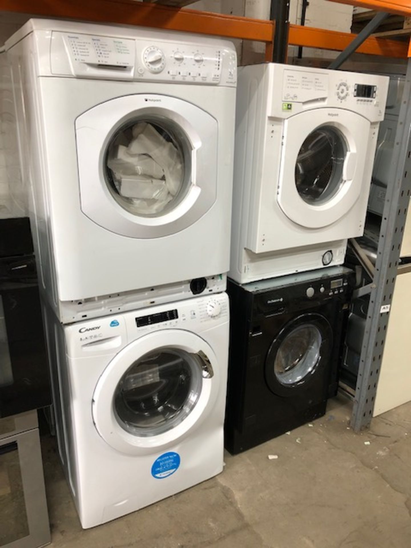 8 x Various Washing Machines/Tumble Dryers - ALL FOR SPARES AND REPAIRS