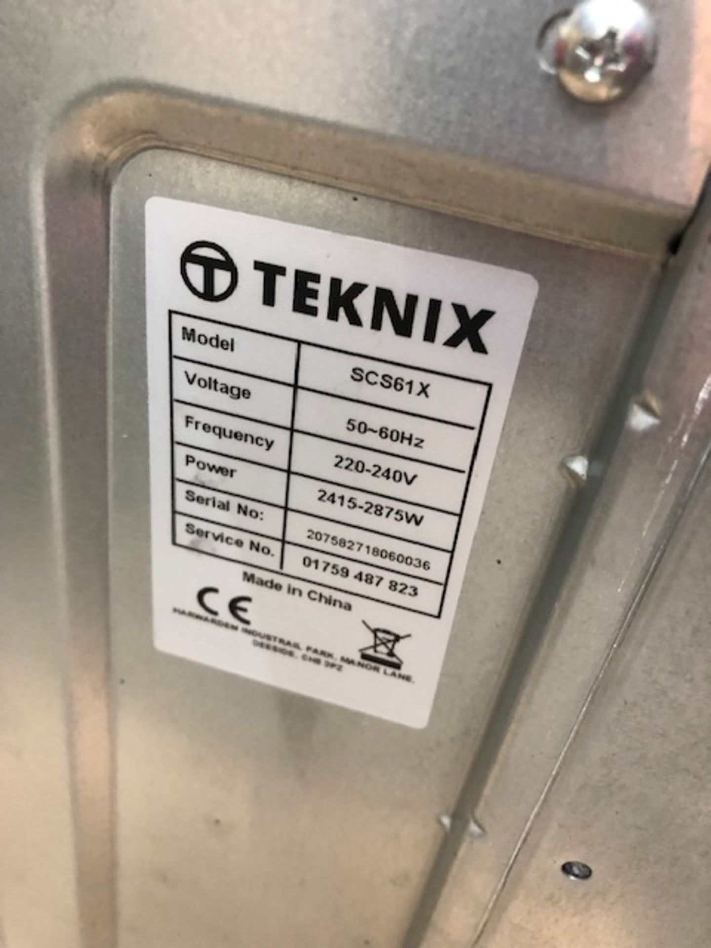 Ex Display Teknix SCS61X Built In 73L Single Oven Stainless Steel - Image 5 of 7