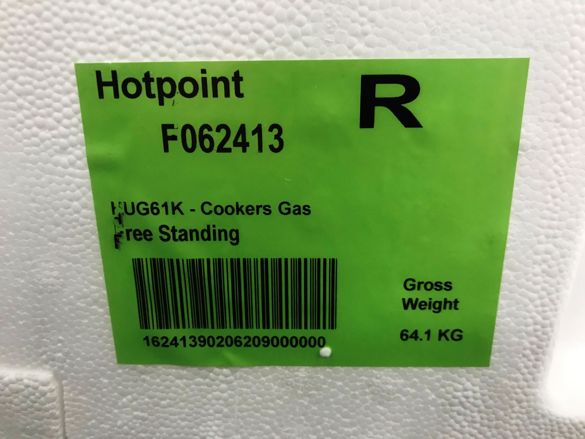 New HOTPOINT HUG61K Gas Cooker - Black - RRP£429 - Image 3 of 5