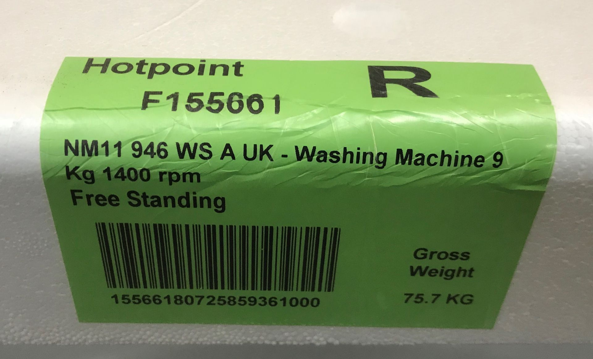 New Hotpoint NM11 946 WS A Washing Machine - White - RRP£329 - Image 2 of 5