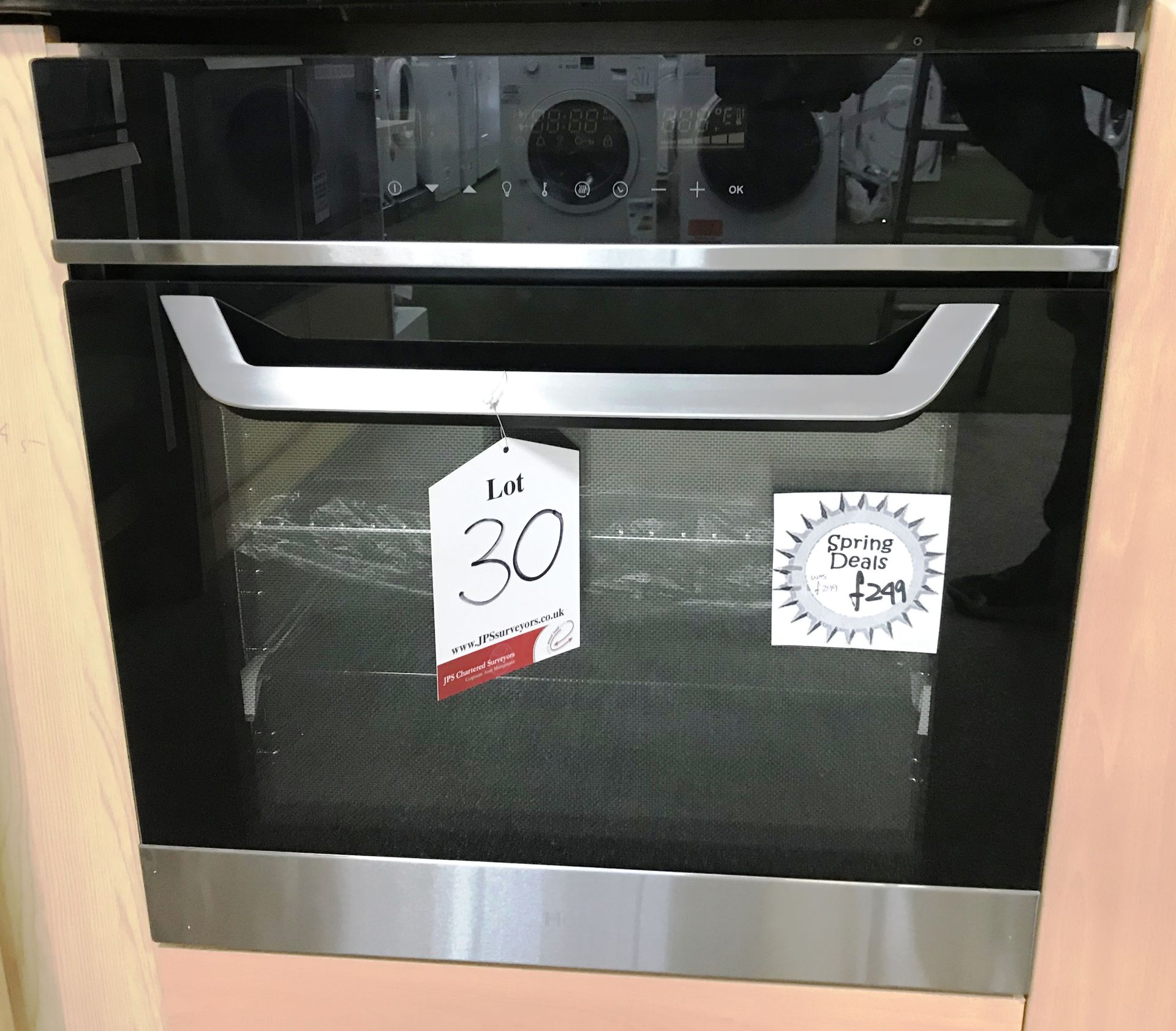 Ex Display Haier HOX-D10NW4X 60cm Stainless Steel Built in Electric Single Oven - RRP£299