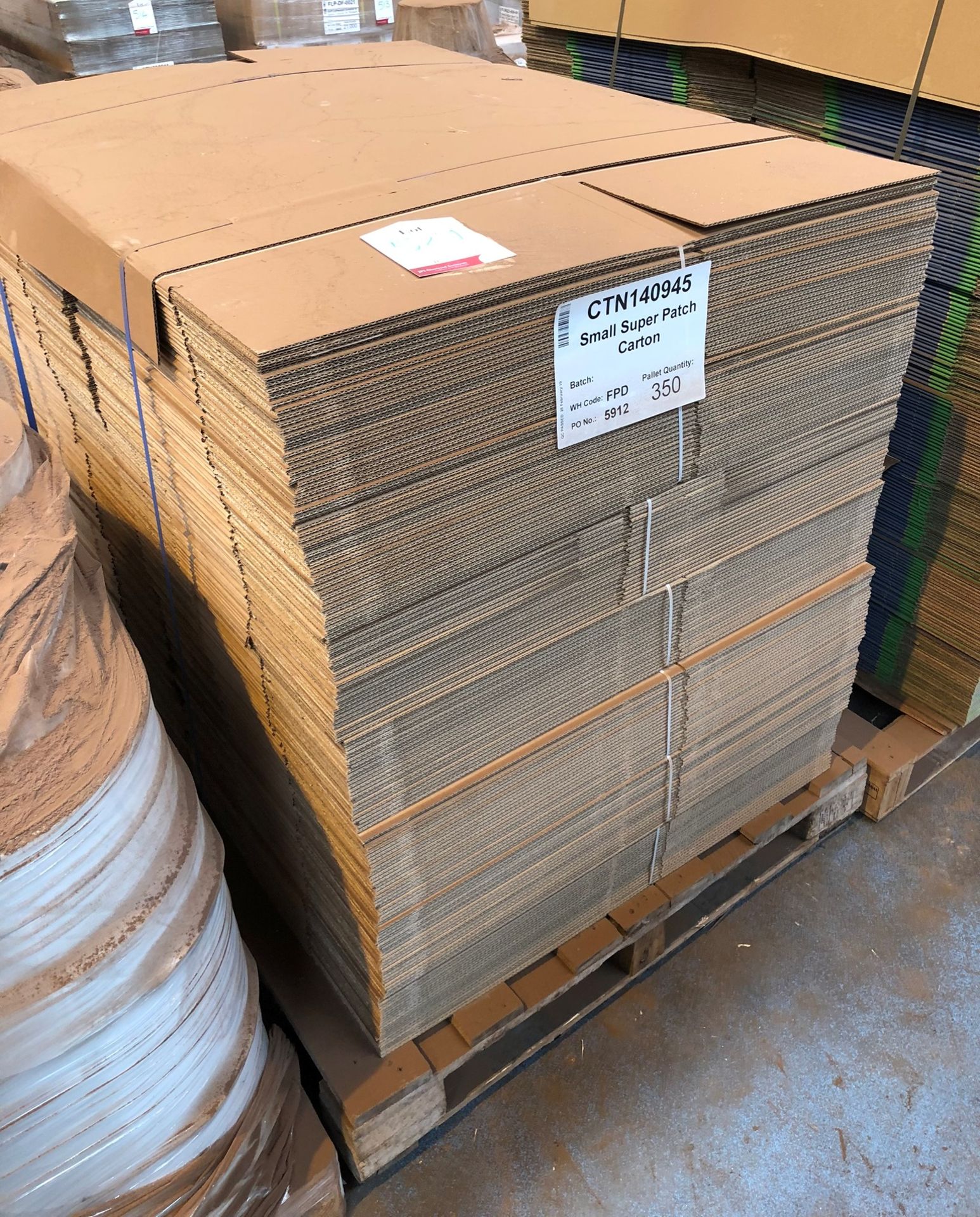 Approximately 350 x Small Super Patch Cartons
