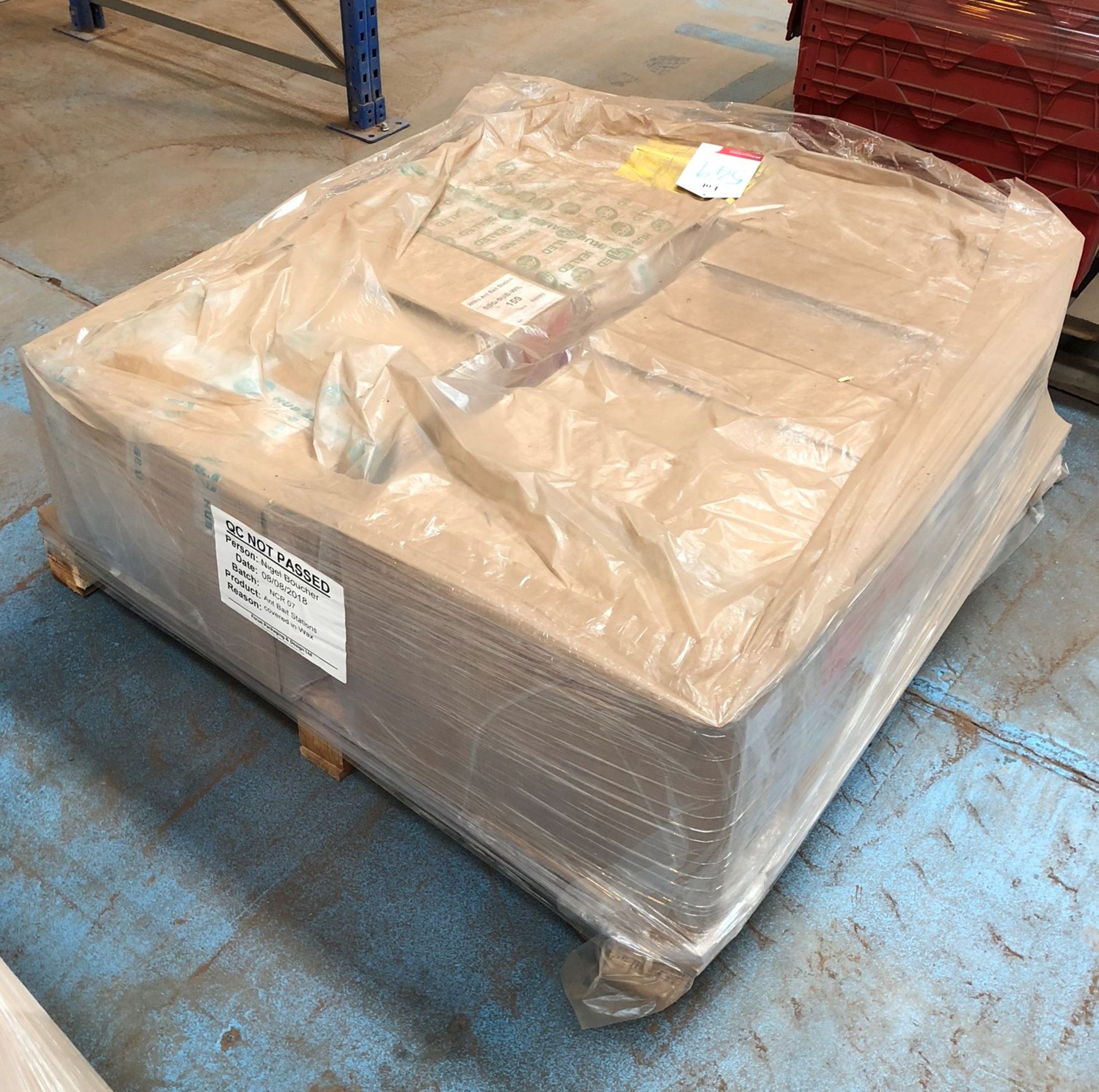 Pallet of Ant Bait Stations - NOT PASSED QUALITY CONTROL