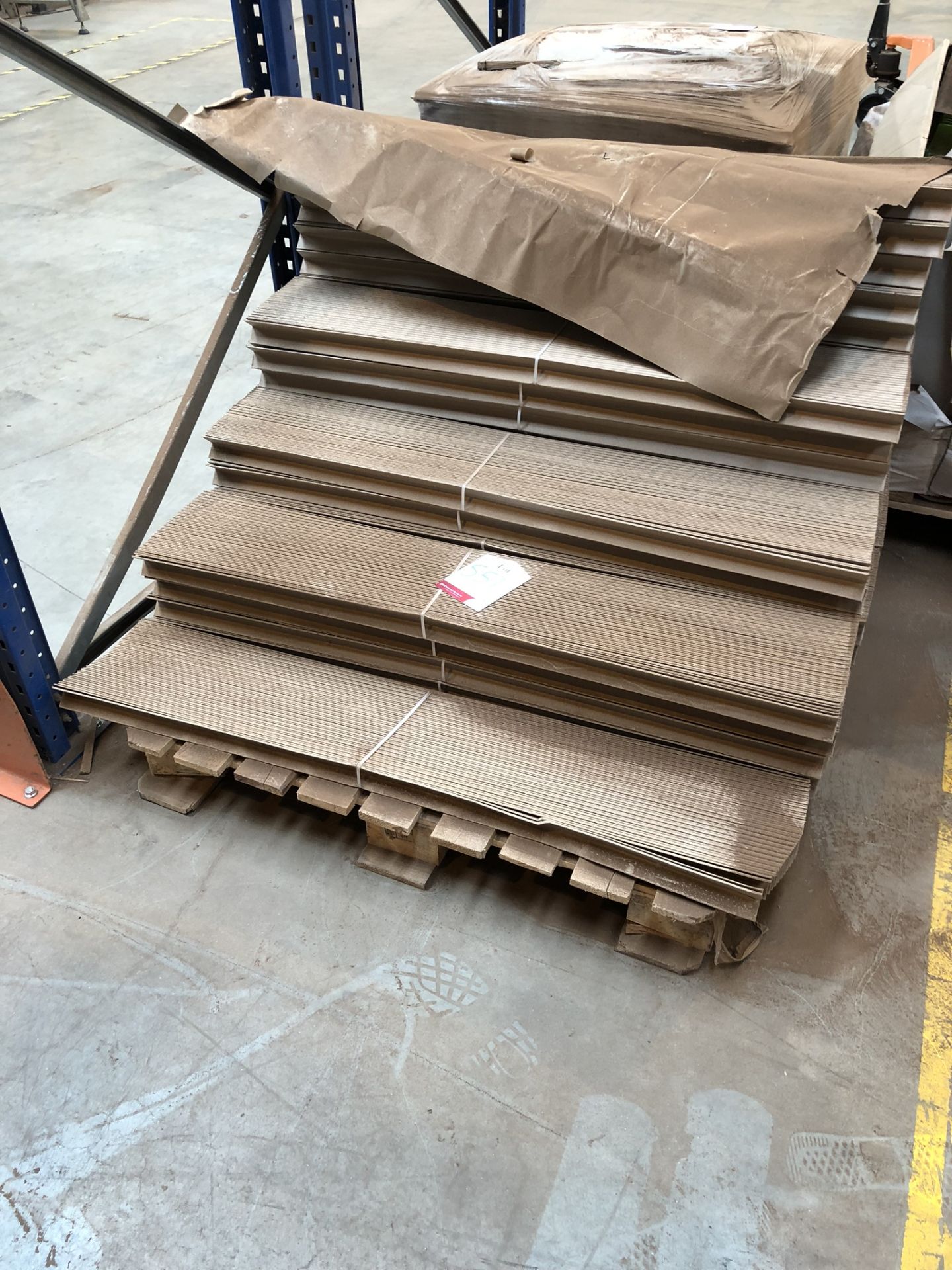 Pallet of Cardboard Pallet Edges