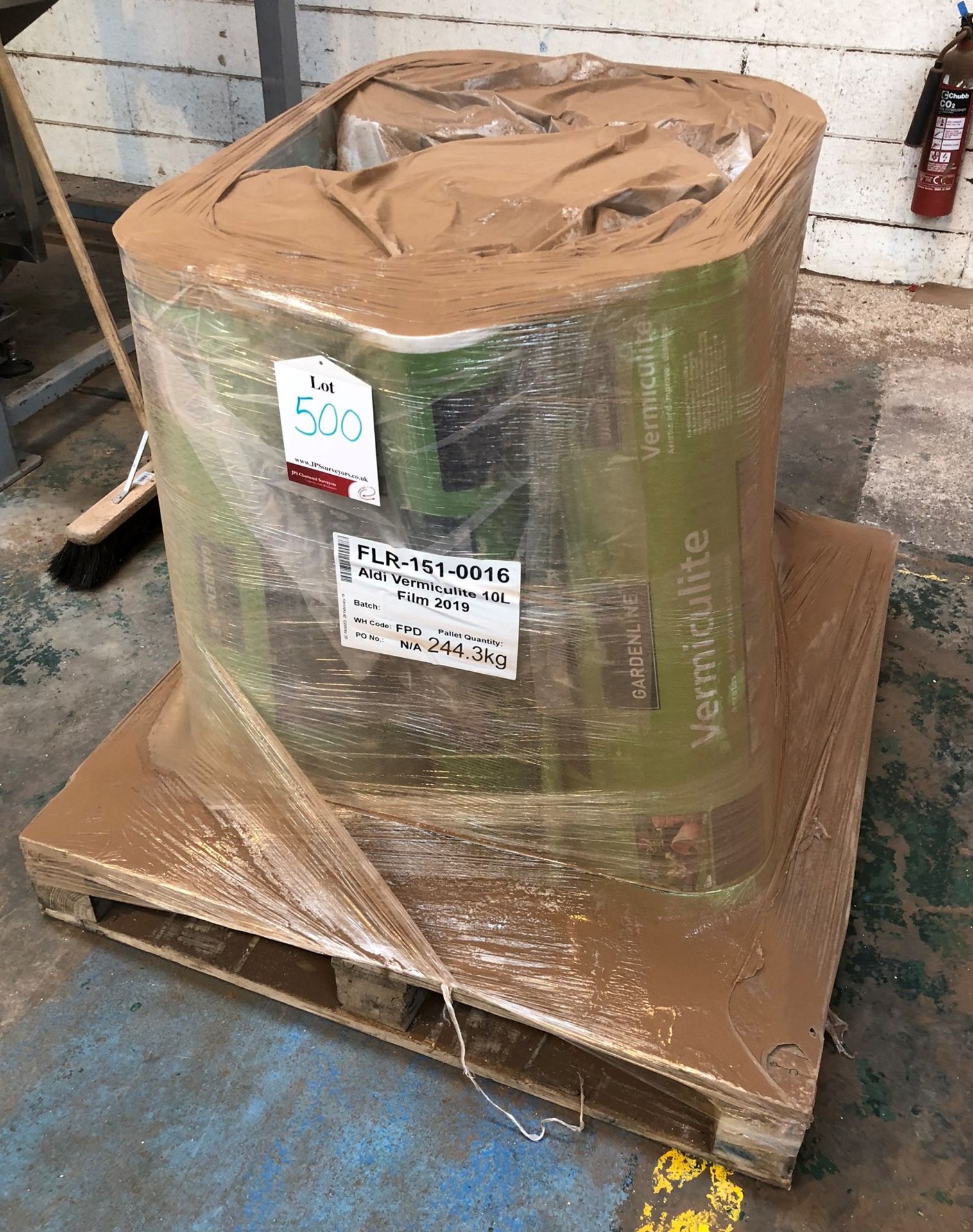 Pallet of Aldi Vermiculite 10L Film | Pallet QTY - 244.3kg