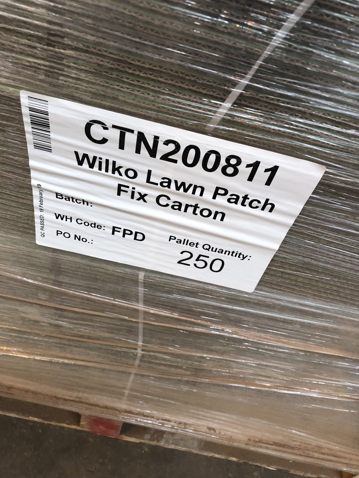 Pallet of Wilko Lawn Patch Fix Cartons | Pallet QTY - 250 - Image 2 of 2