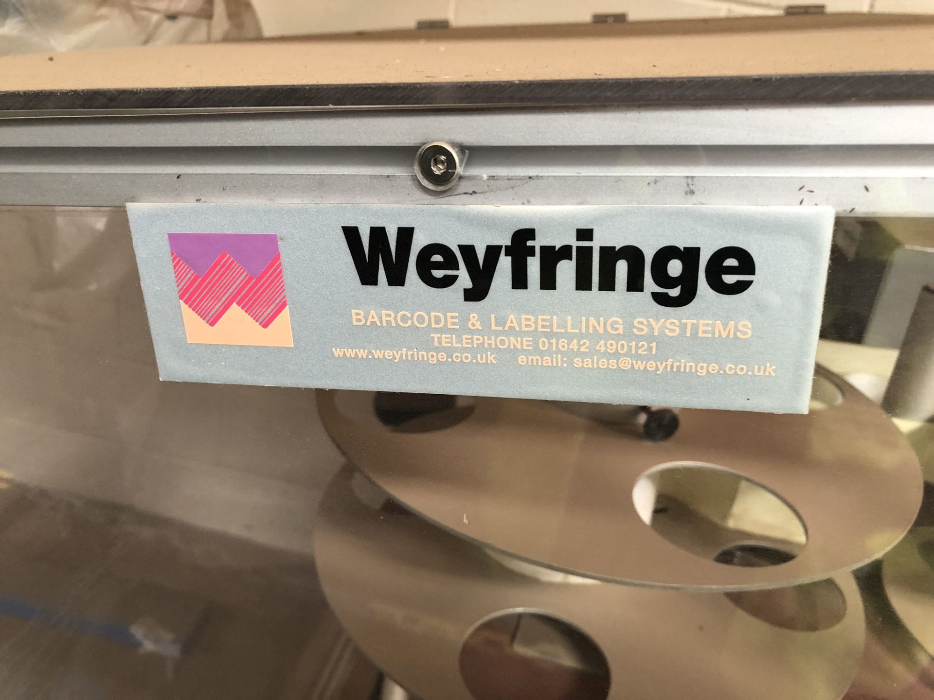 Weyfringe barcode and labelling machine - Image 2 of 3