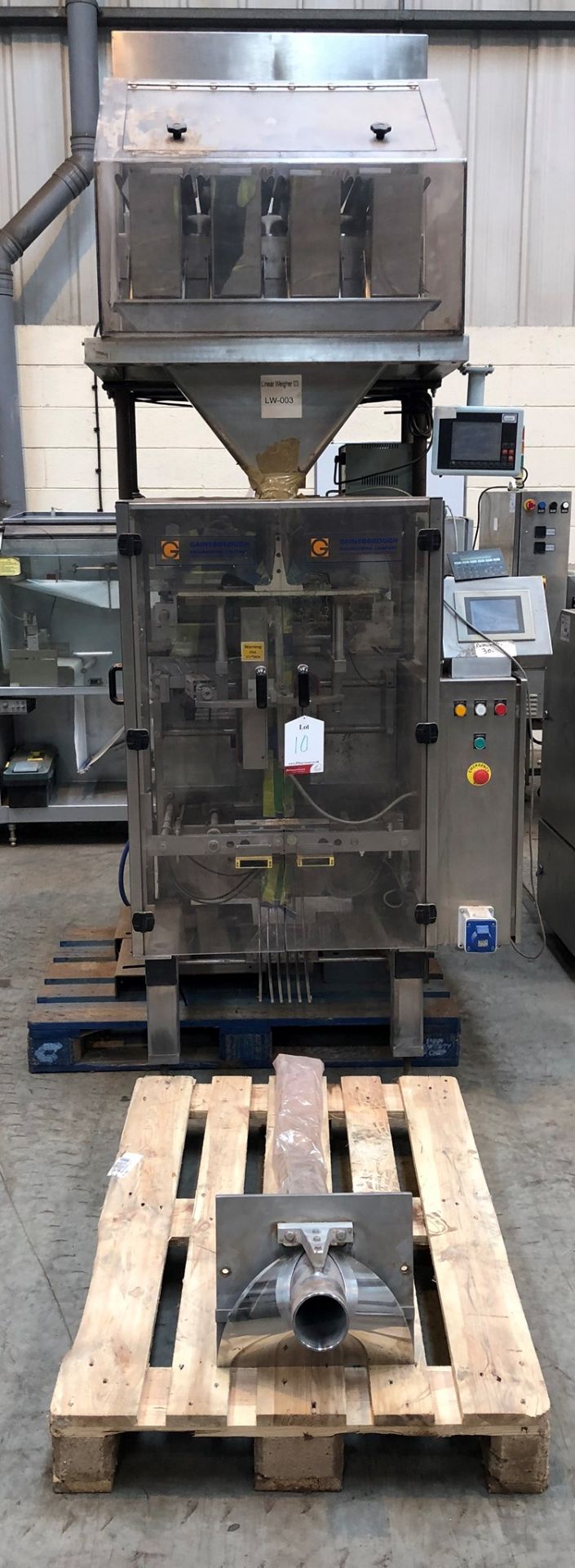 Gainsborough vertical form fill machine