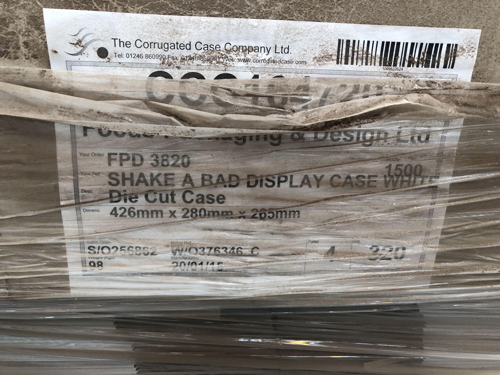 Approximately 320 x 'Shake-a'bag' White Display Cases | Size: 426 x 280 x 265mm - Image 2 of 2