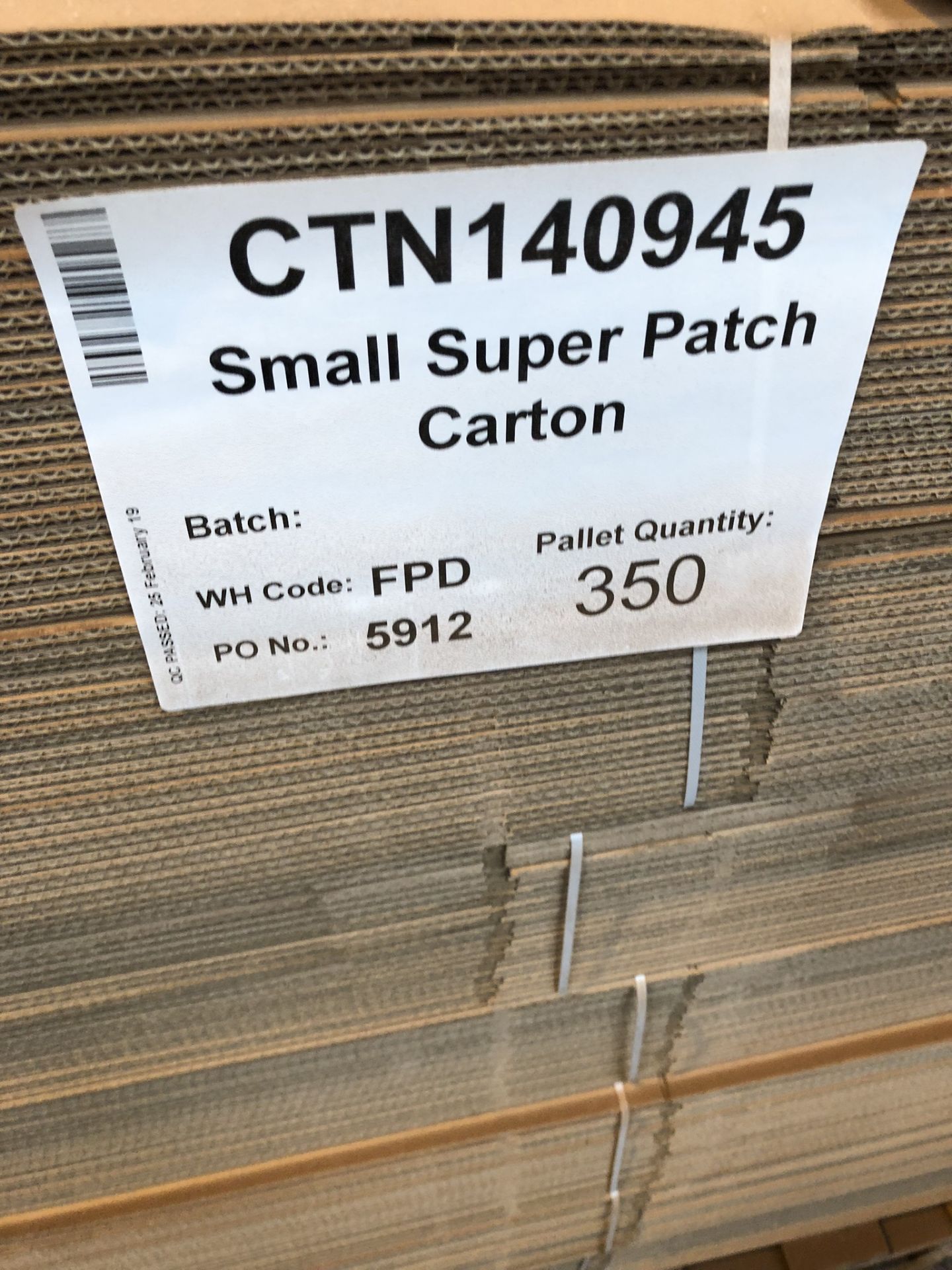 Approximately 350 x Small Super Patch Cartons - Image 2 of 2