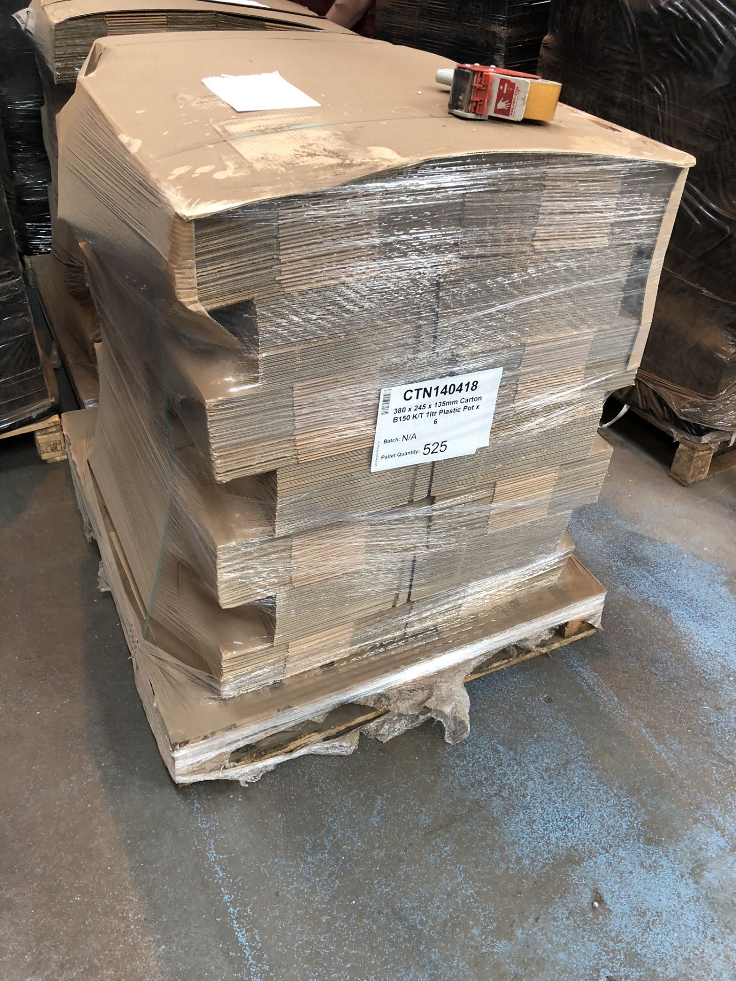 Approximately 525 x Carton B150 K/T Cardboard Boxes | Size: 380 x 245 x 135mm