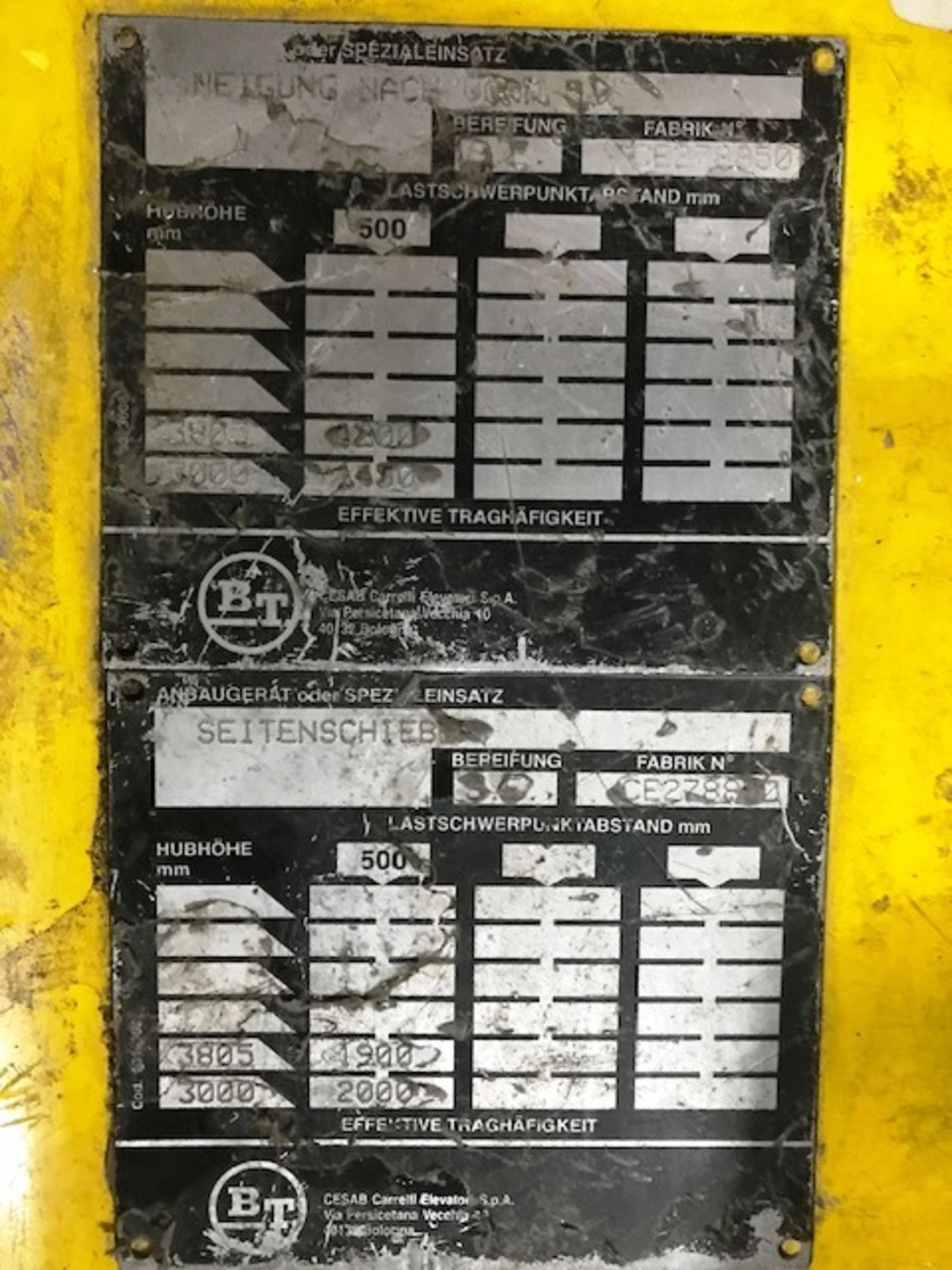 BT Gas Forklift Truck | Hours: TBC - Image 4 of 6