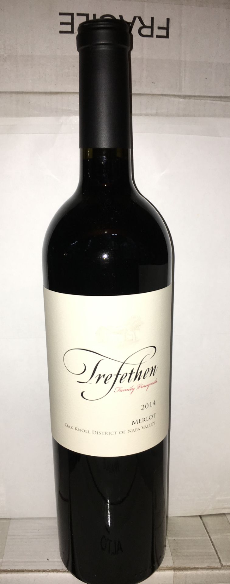 12 x 750ml Bottles Of TREFETHEN MERLOT 2014 Red Wine