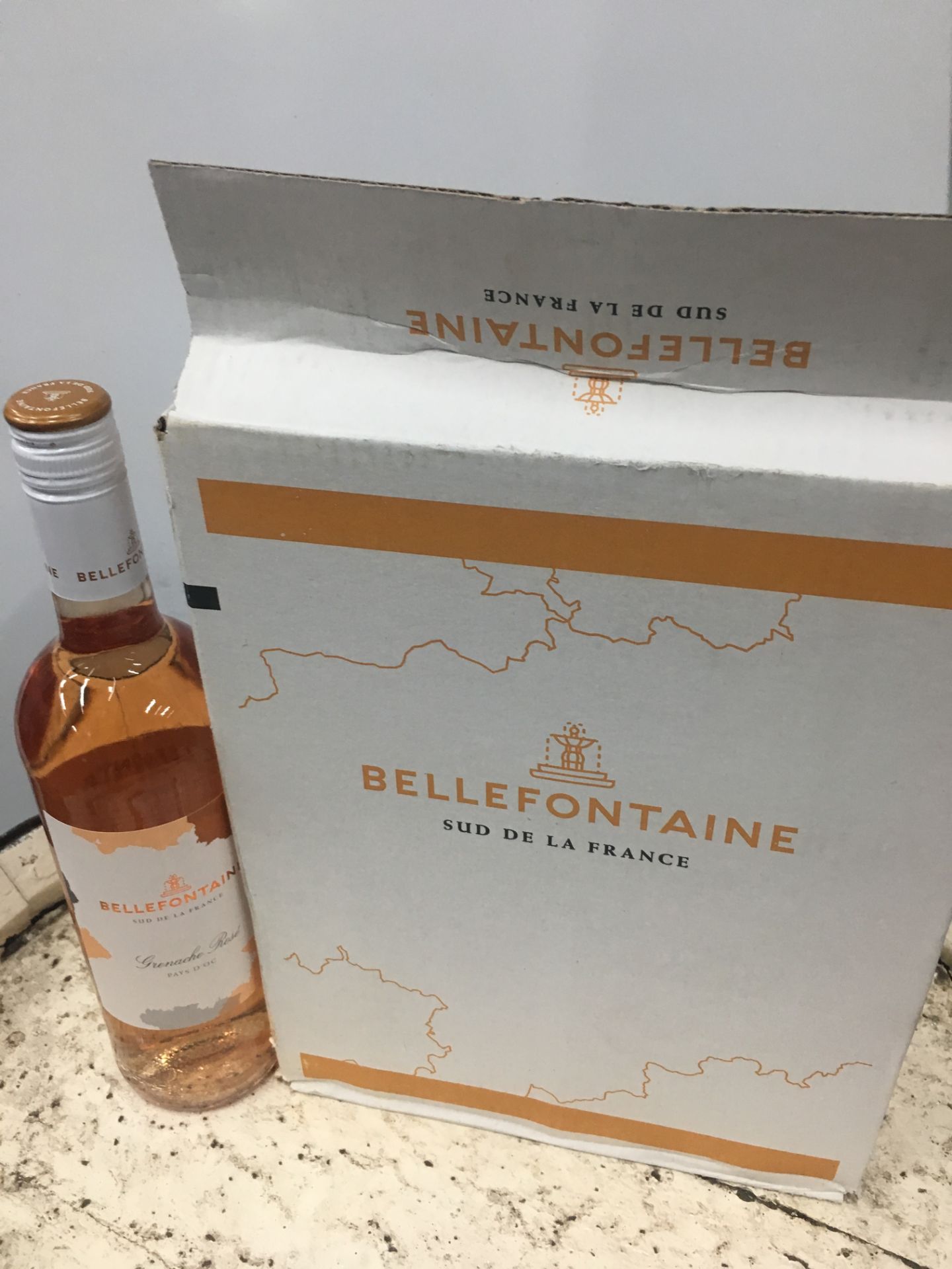 6 x 750ml Bottles of Bellefontaine Grenache Rosé, Pays d'Oc