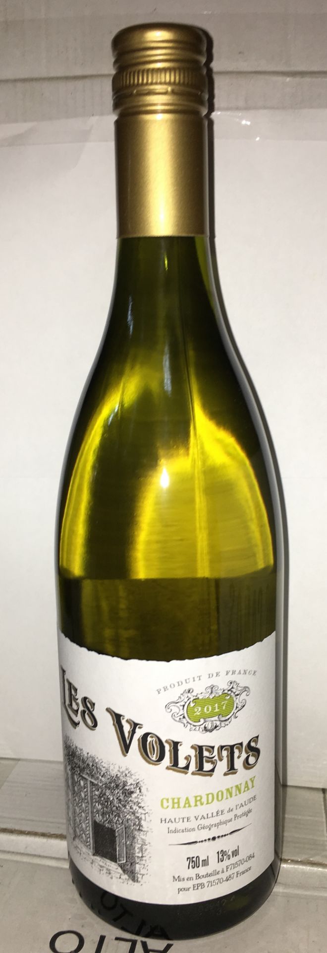 12 x 75cl Bottles Of Les Volets Chardonnay 2018 Haut Vallee de L'Aude | RRP £9.99 per bottle