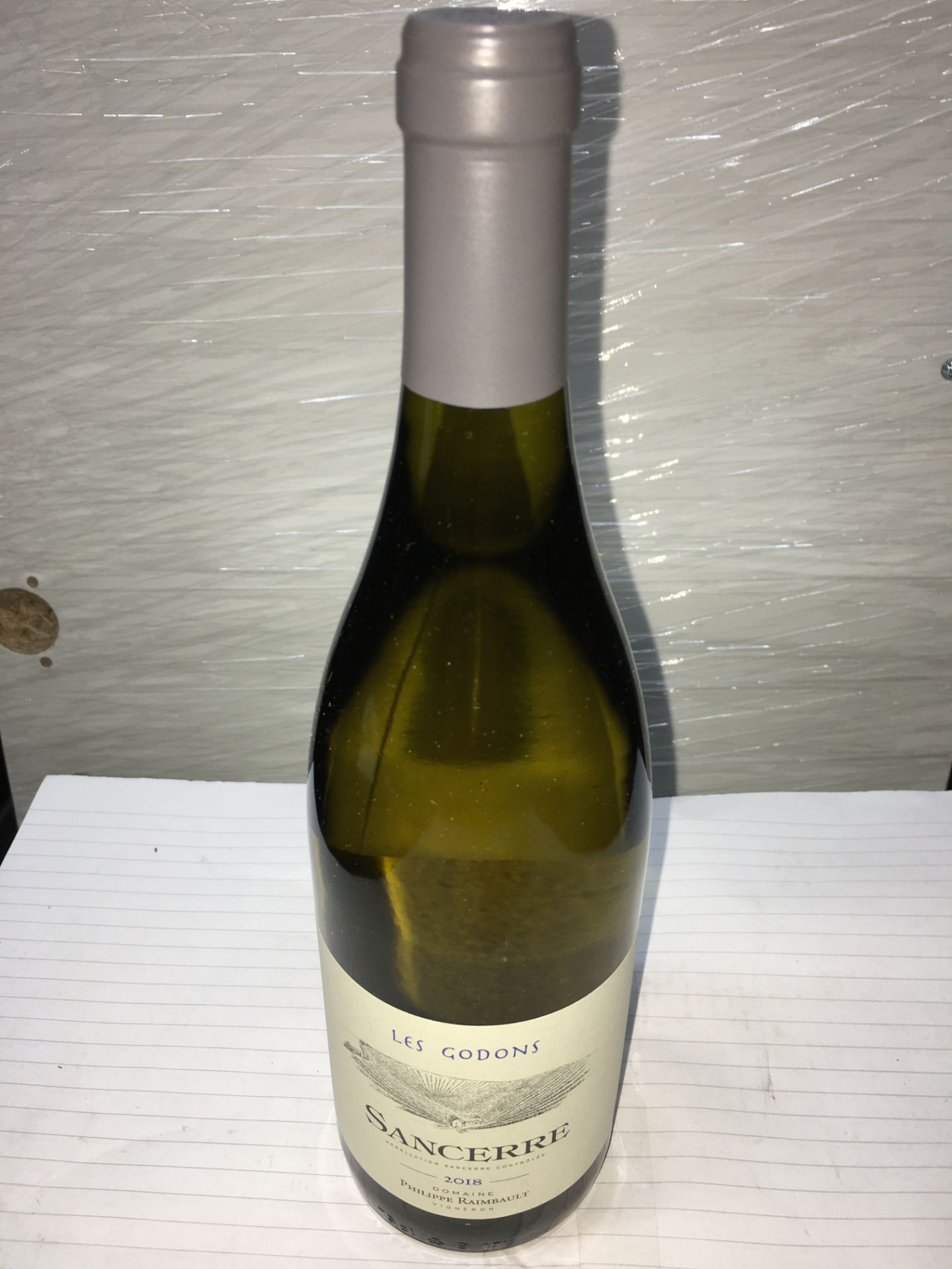 4 x 750ml Bottles Of Les Godons Sancerre 2018 White Wine | RRP £22.85 per bottle