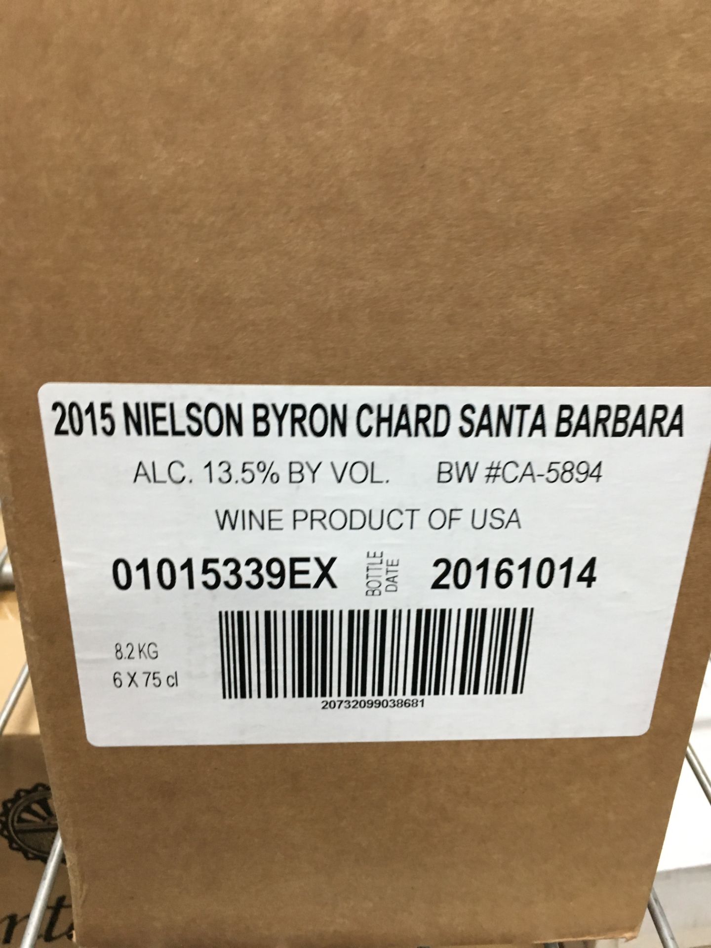 6 x 750ml Bottles of Nielson Santa Barbara County Chardonnay 2015 - Image 2 of 2