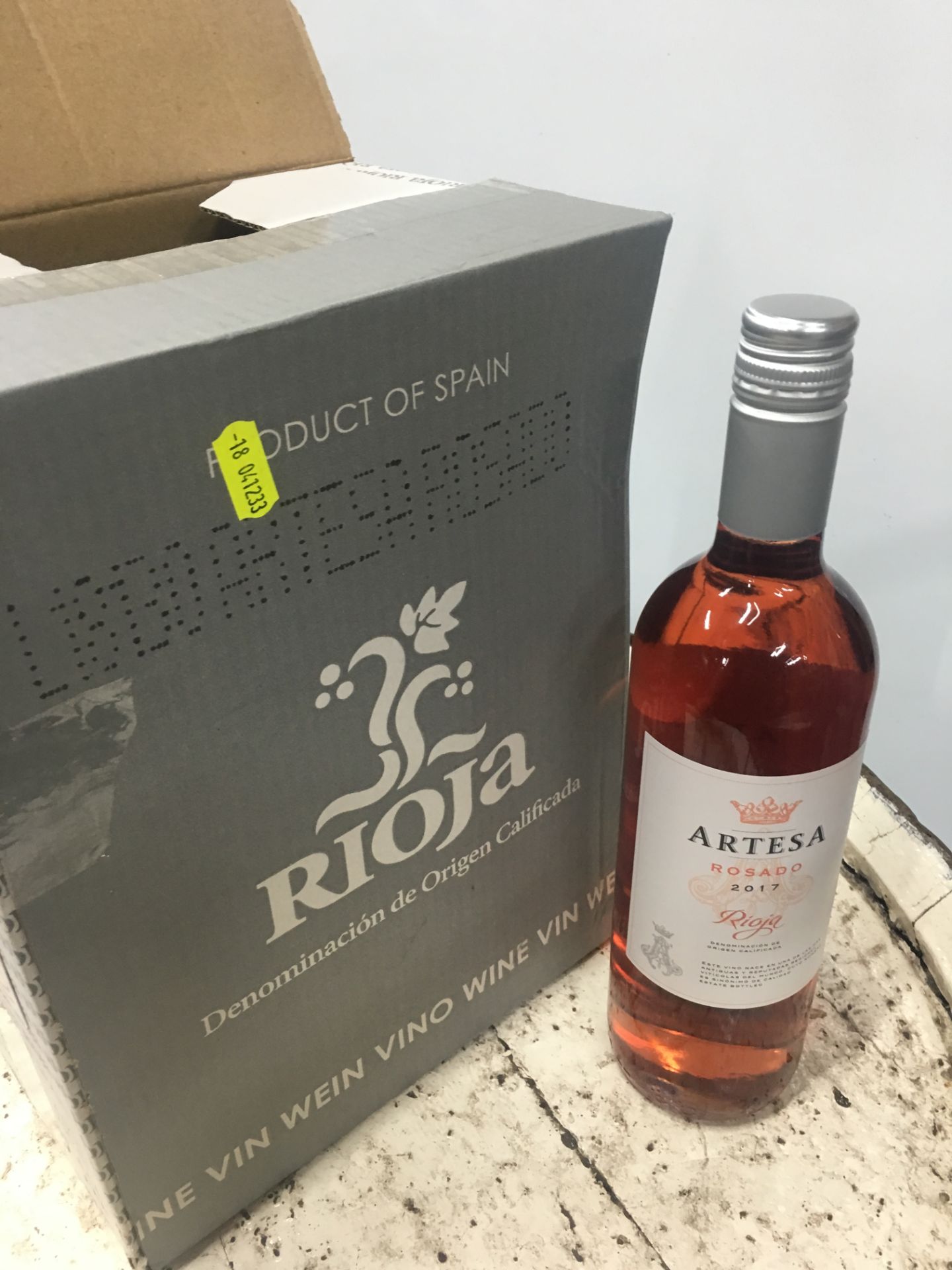 6 x 750ml Bottles of Artessa rosado 2017 Rioga Red Wine