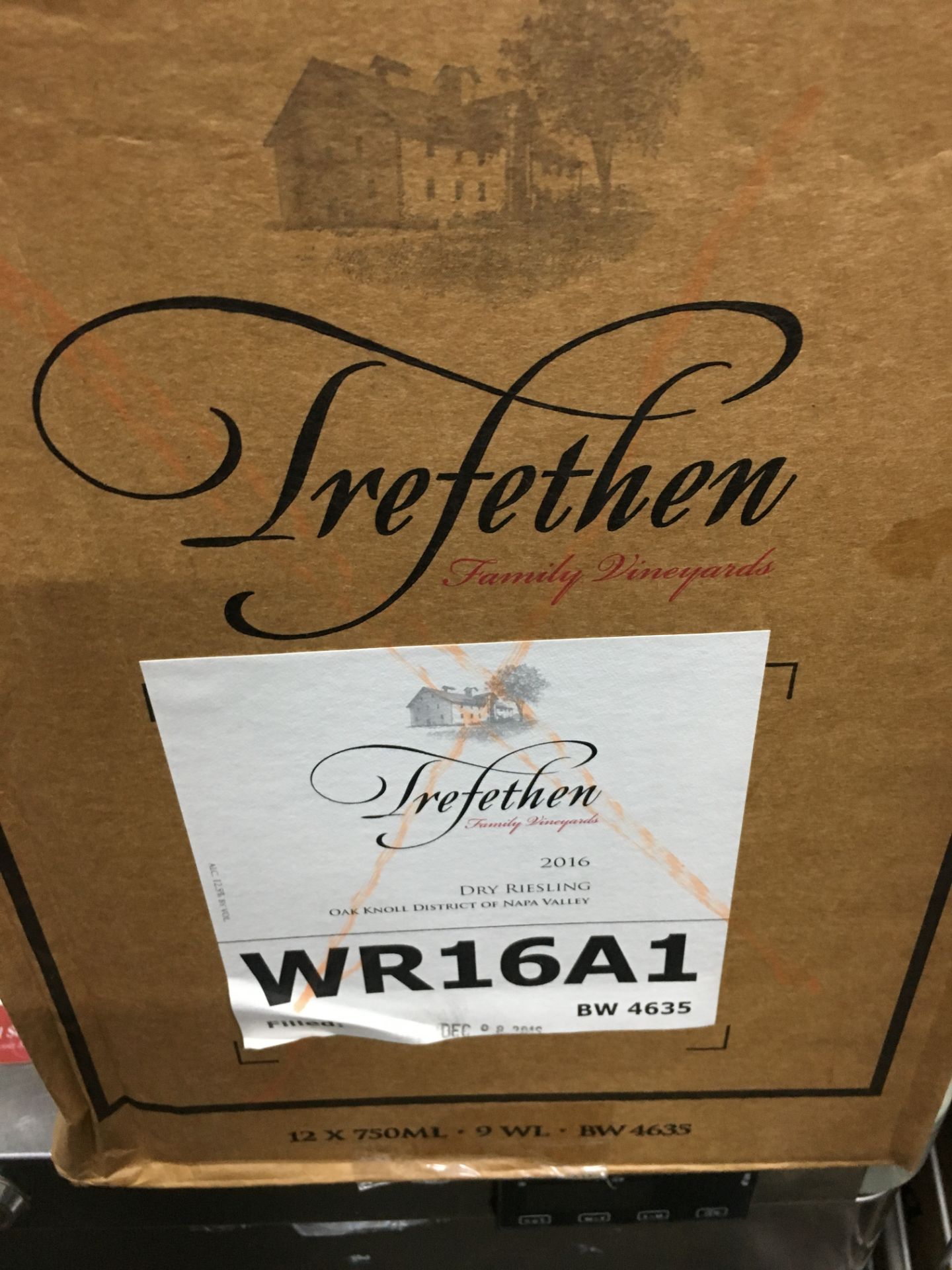 12 x Bottles of Trefethen Dry Riesling 2016 - Image 2 of 2