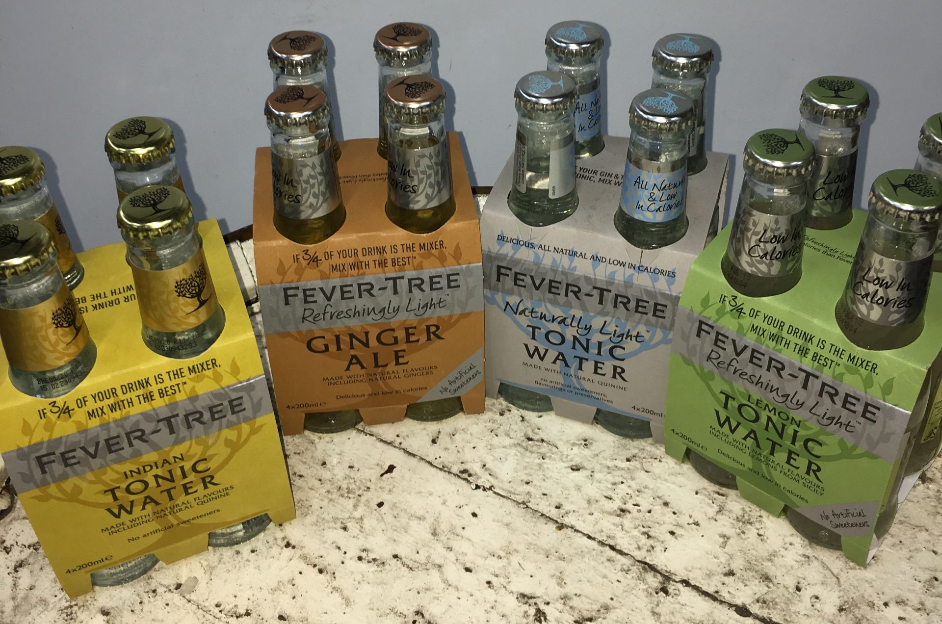 15 x Boxes of 4 x 200ml Fever Tree Ginger Ale & Tonic Water - Bild 2 aus 2