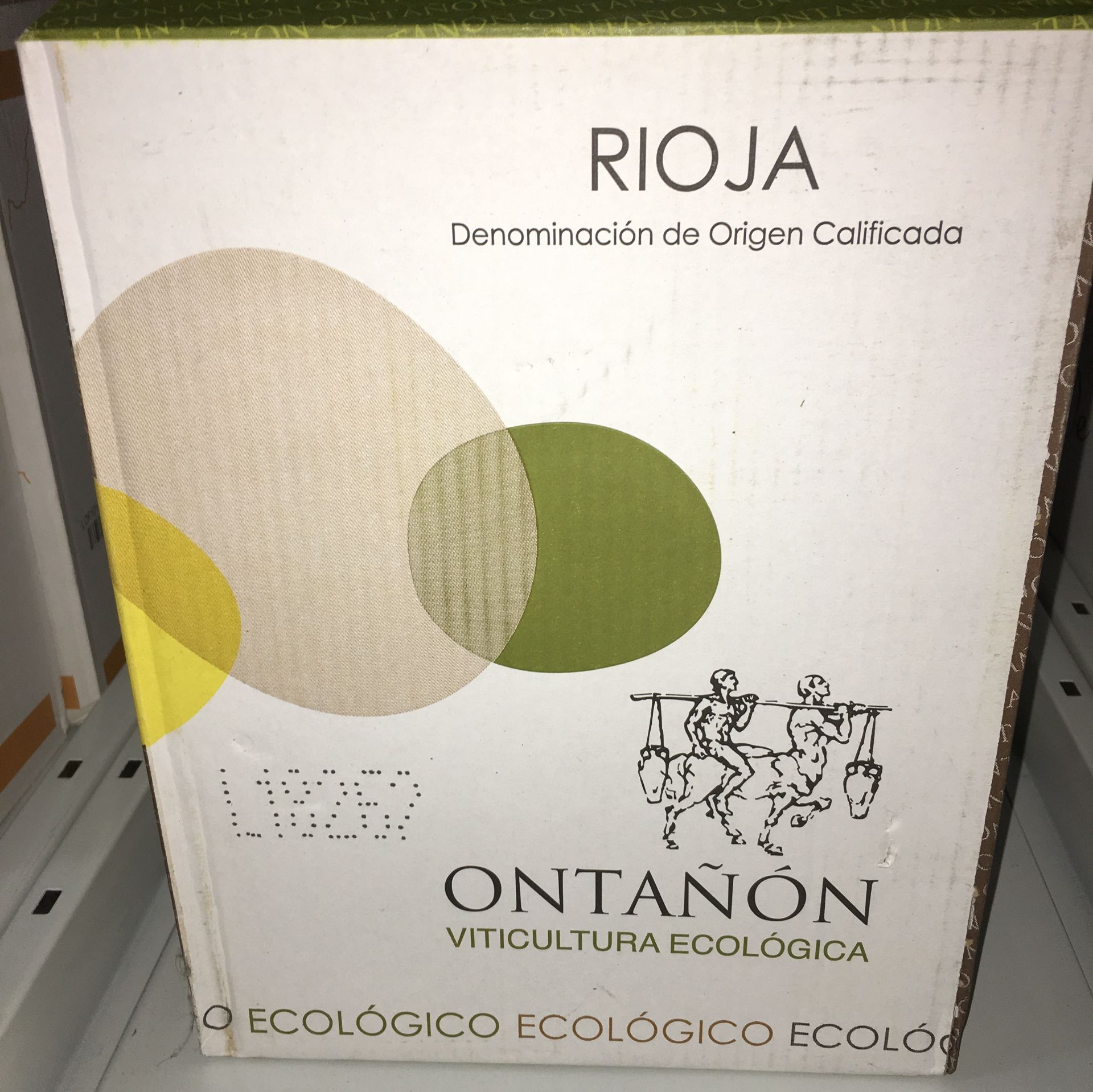 36 x 750ml Bottles Of Ontanon Ecologico Rioja 2017 Red Wine | RRP £9.95 per bottle